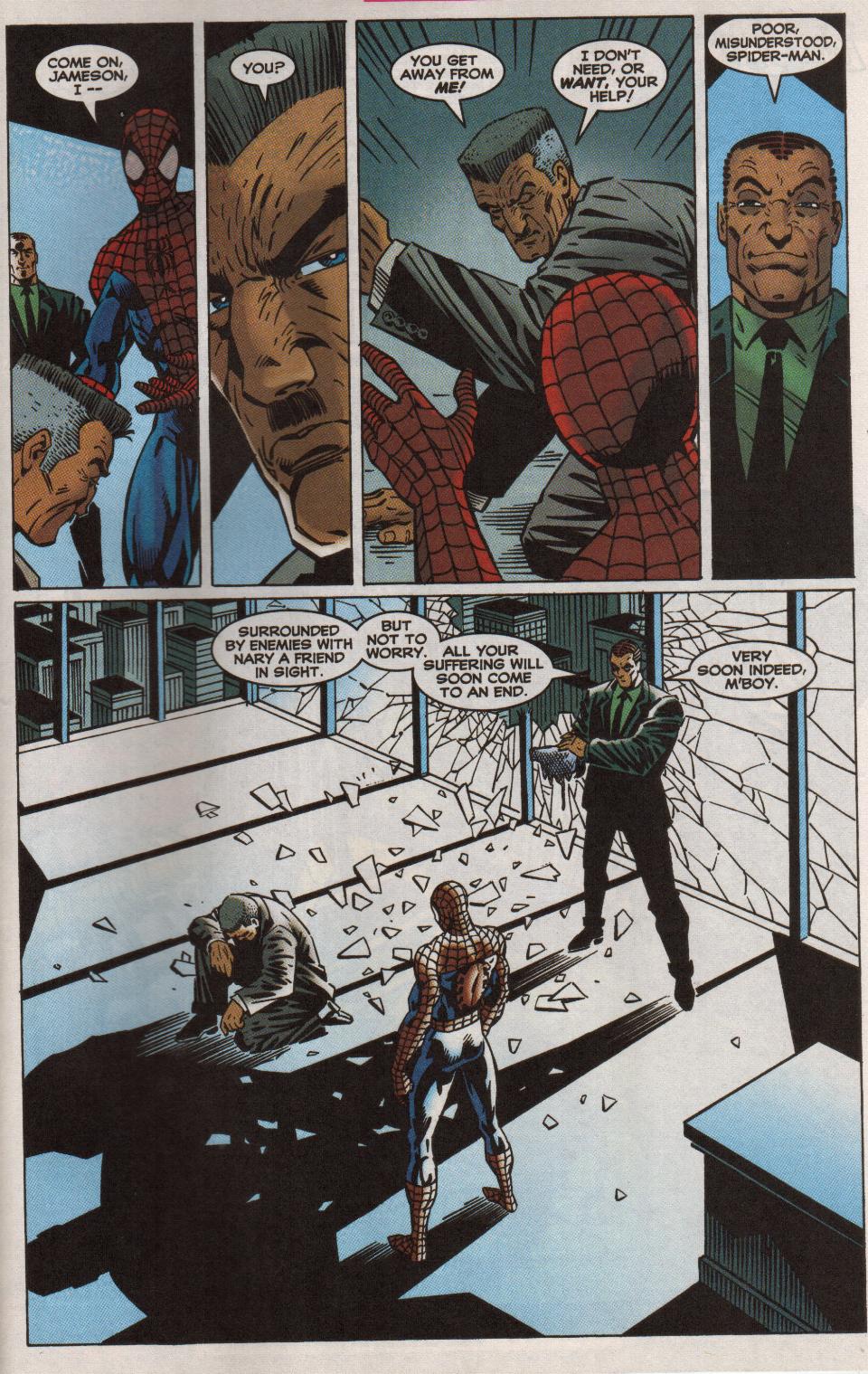 Read online Spider-Man (1990) comic -  Issue #96 - Web of Despair - 23