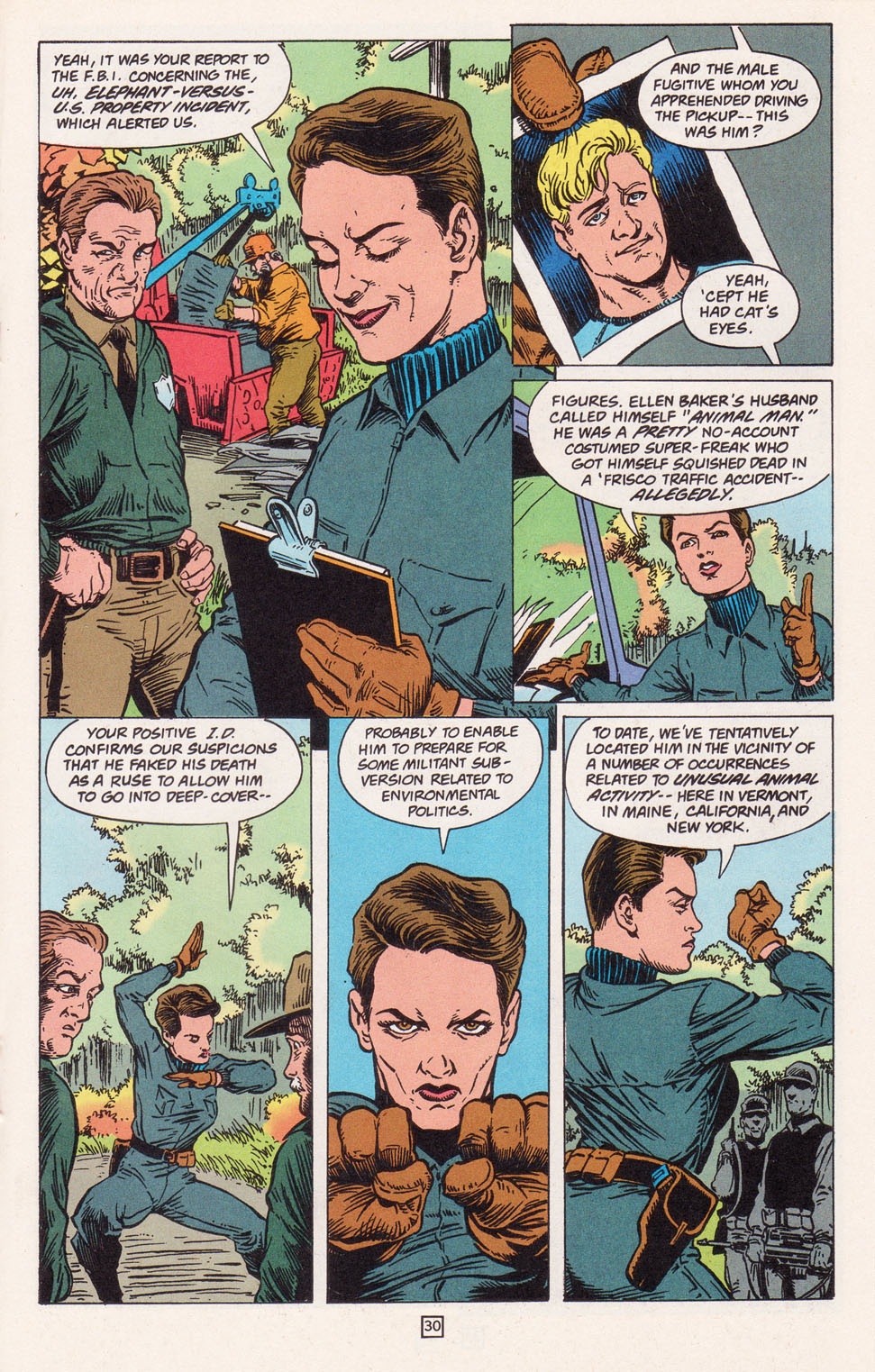 Read online Animal Man (1988) comic -  Issue # _Annual 1 - 32