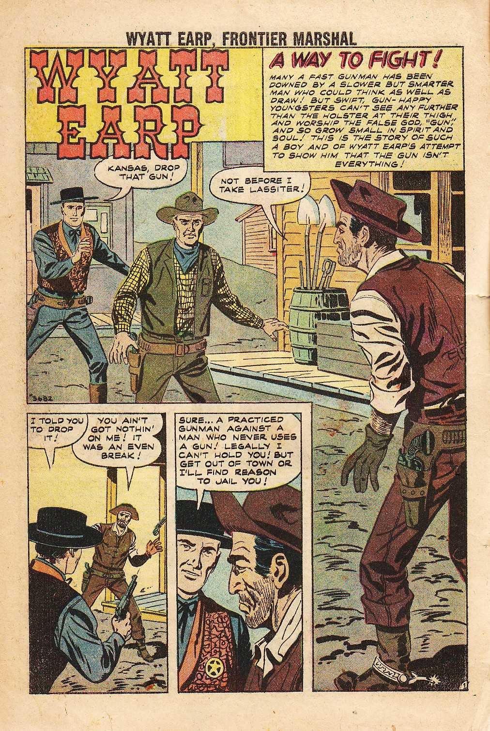 Read online Wyatt Earp Frontier Marshal comic -  Issue #23 - 10