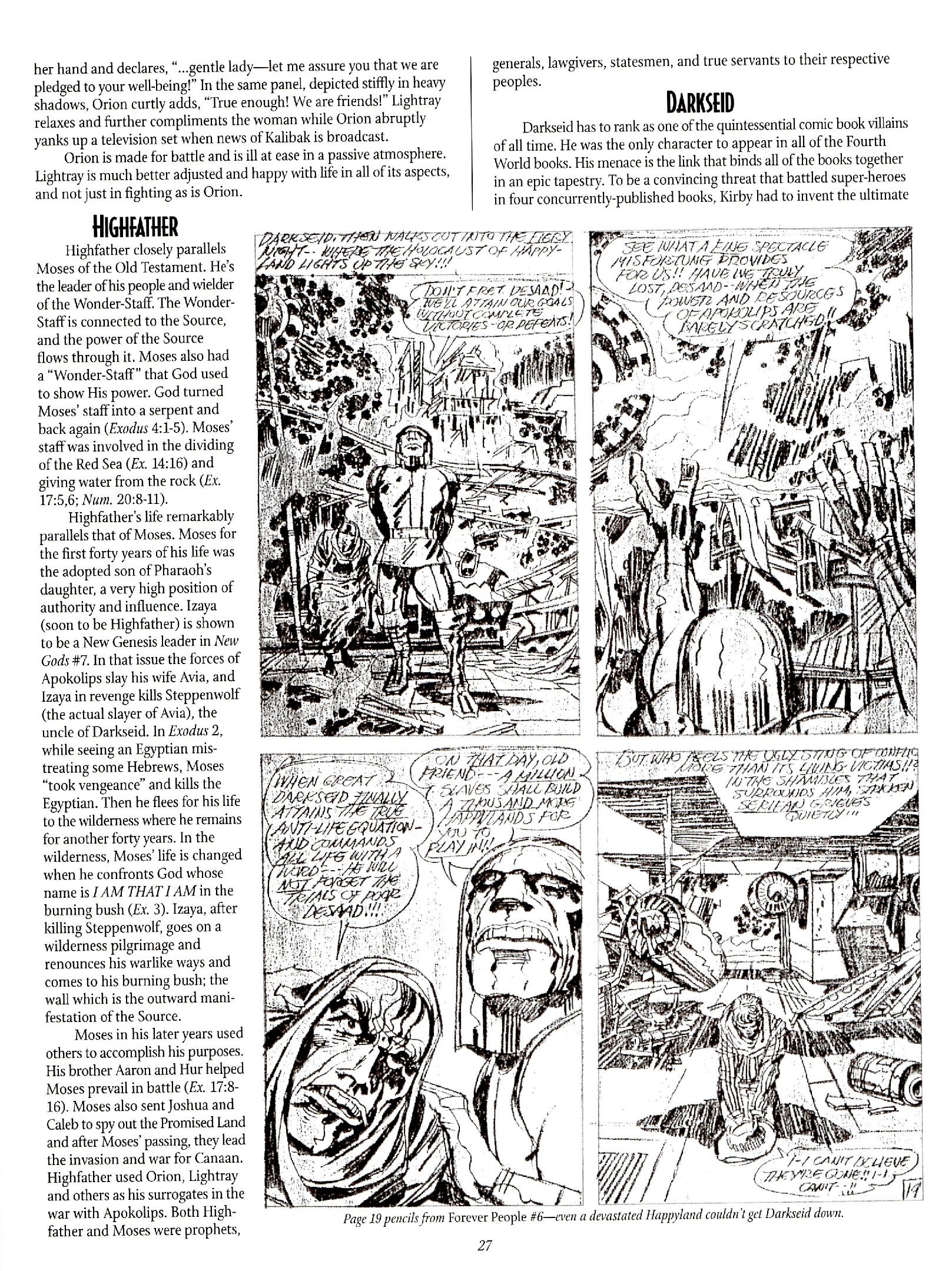 Read online The Jack Kirby Collector comic -  Issue #26 - 27