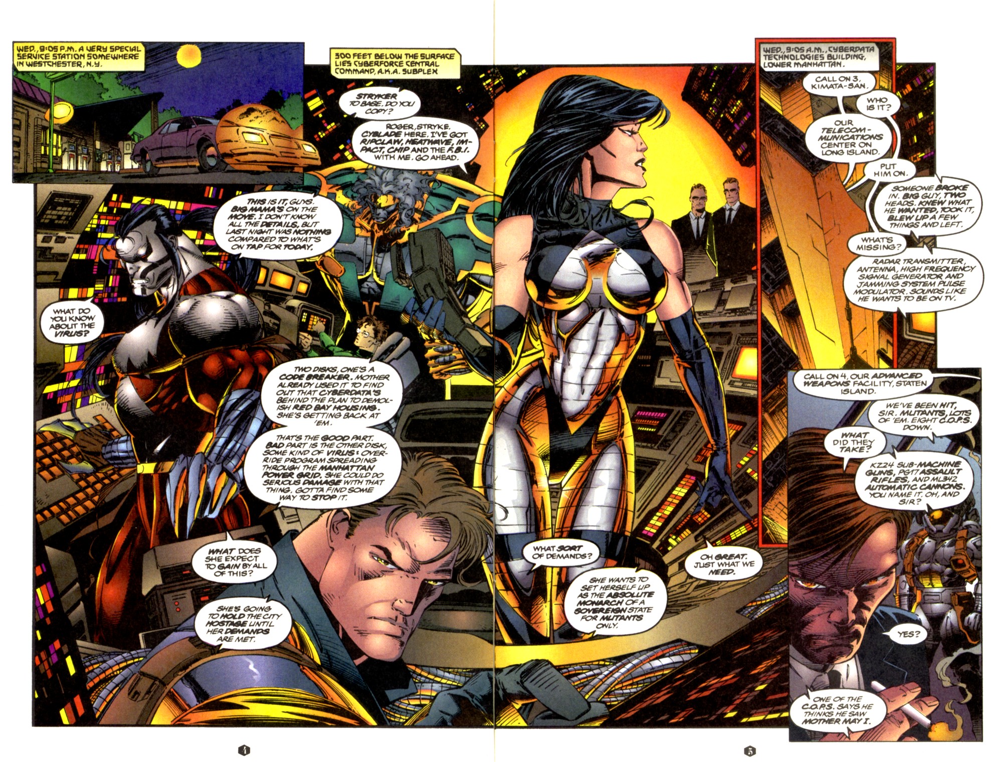 Read online Cyberforce (1992) comic -  Issue #4 - 6