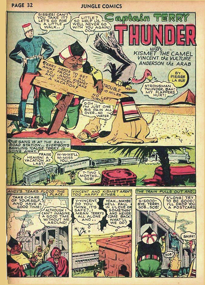 Read online Jungle Comics comic -  Issue #24 - 34