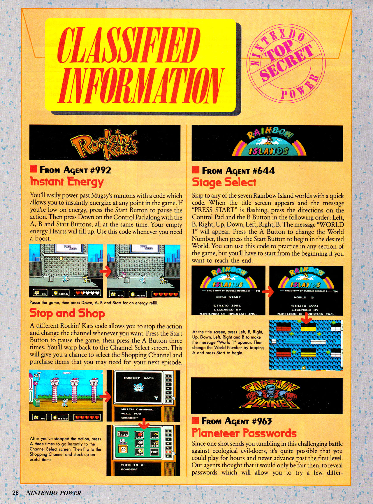 Read online Nintendo Power comic -  Issue #34 - 30