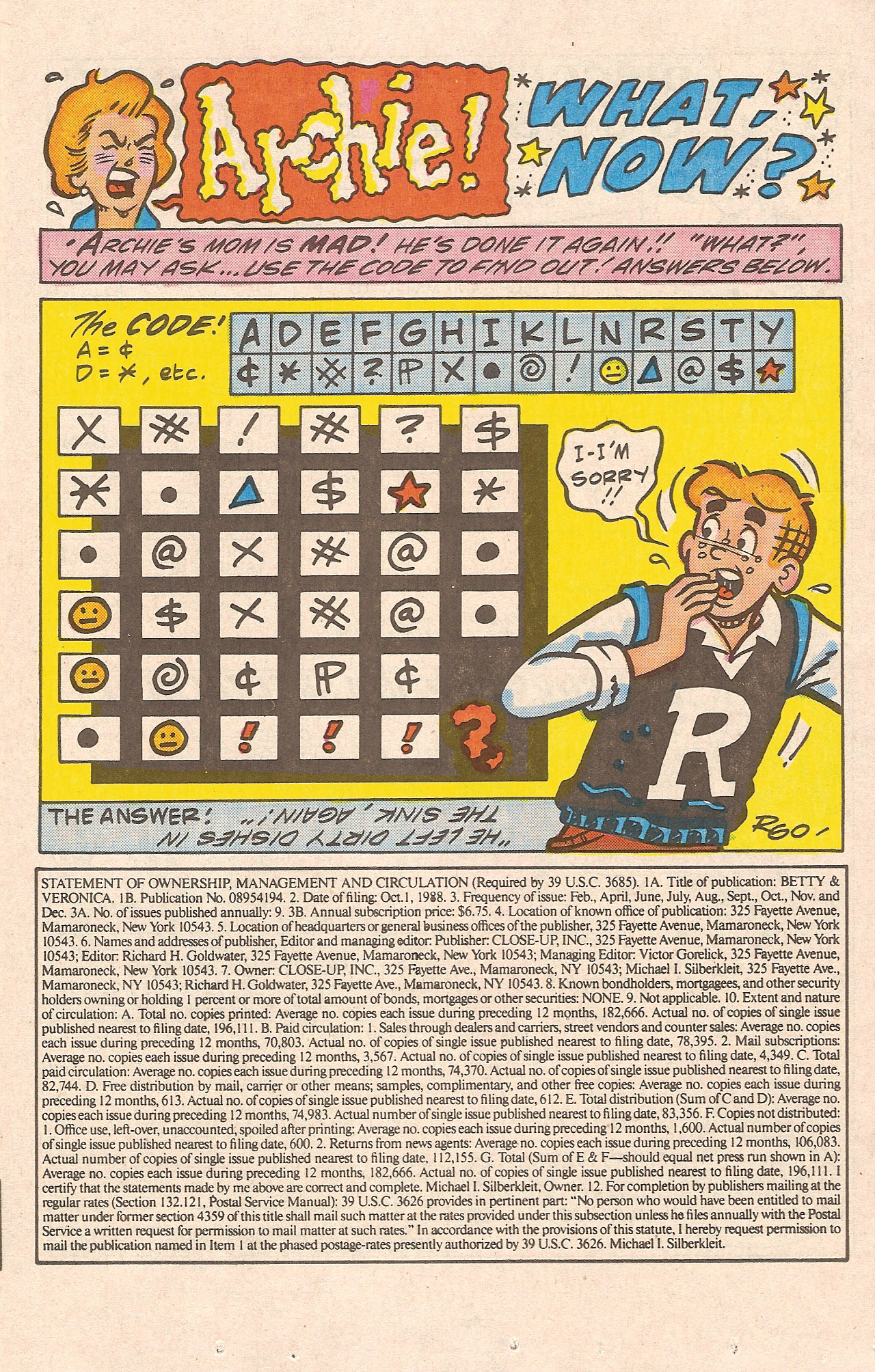 Read online Betty and Veronica (1987) comic -  Issue #19 - 11