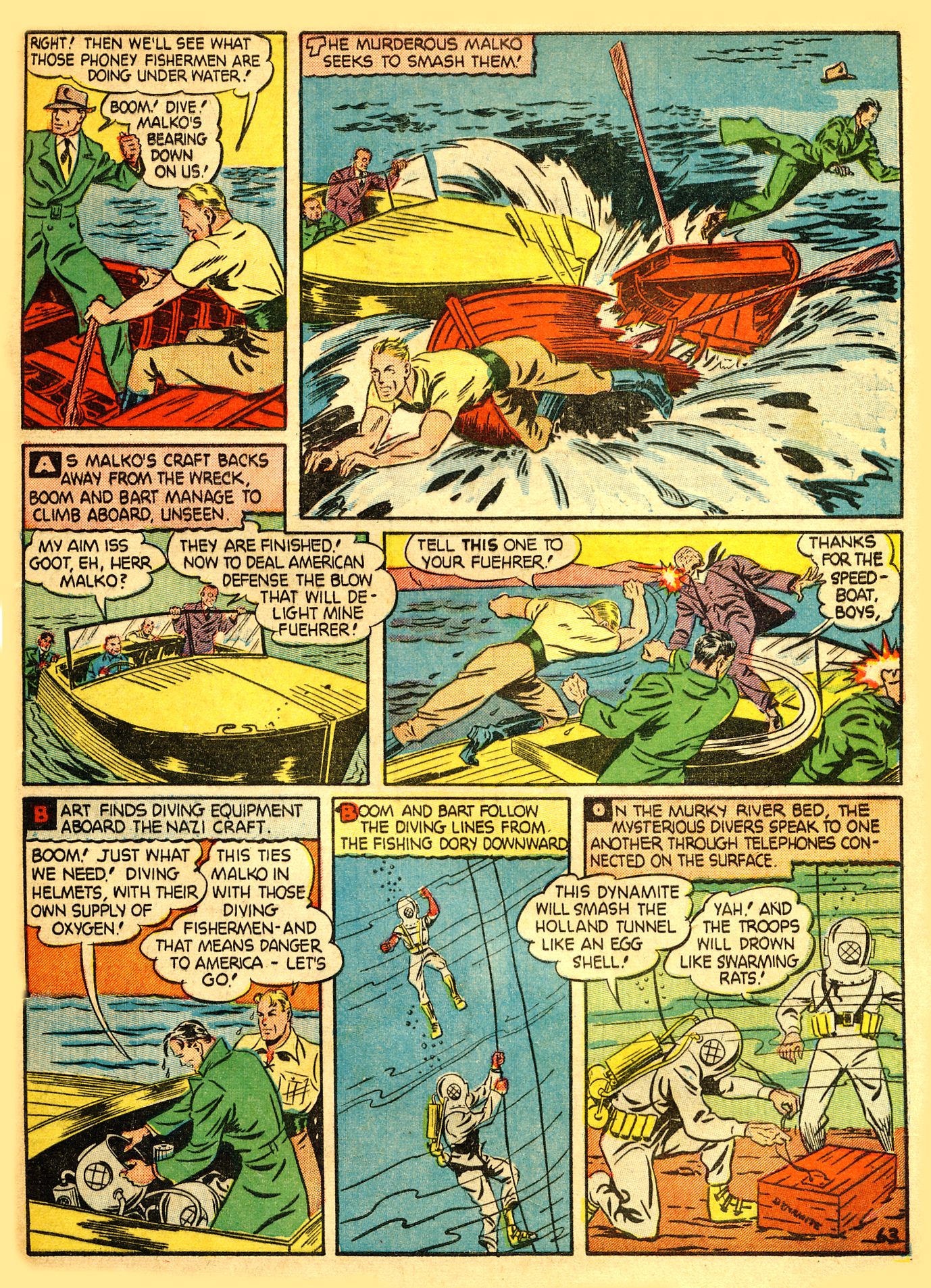 Read online Our Flag Comics comic -  Issue #2 - 64