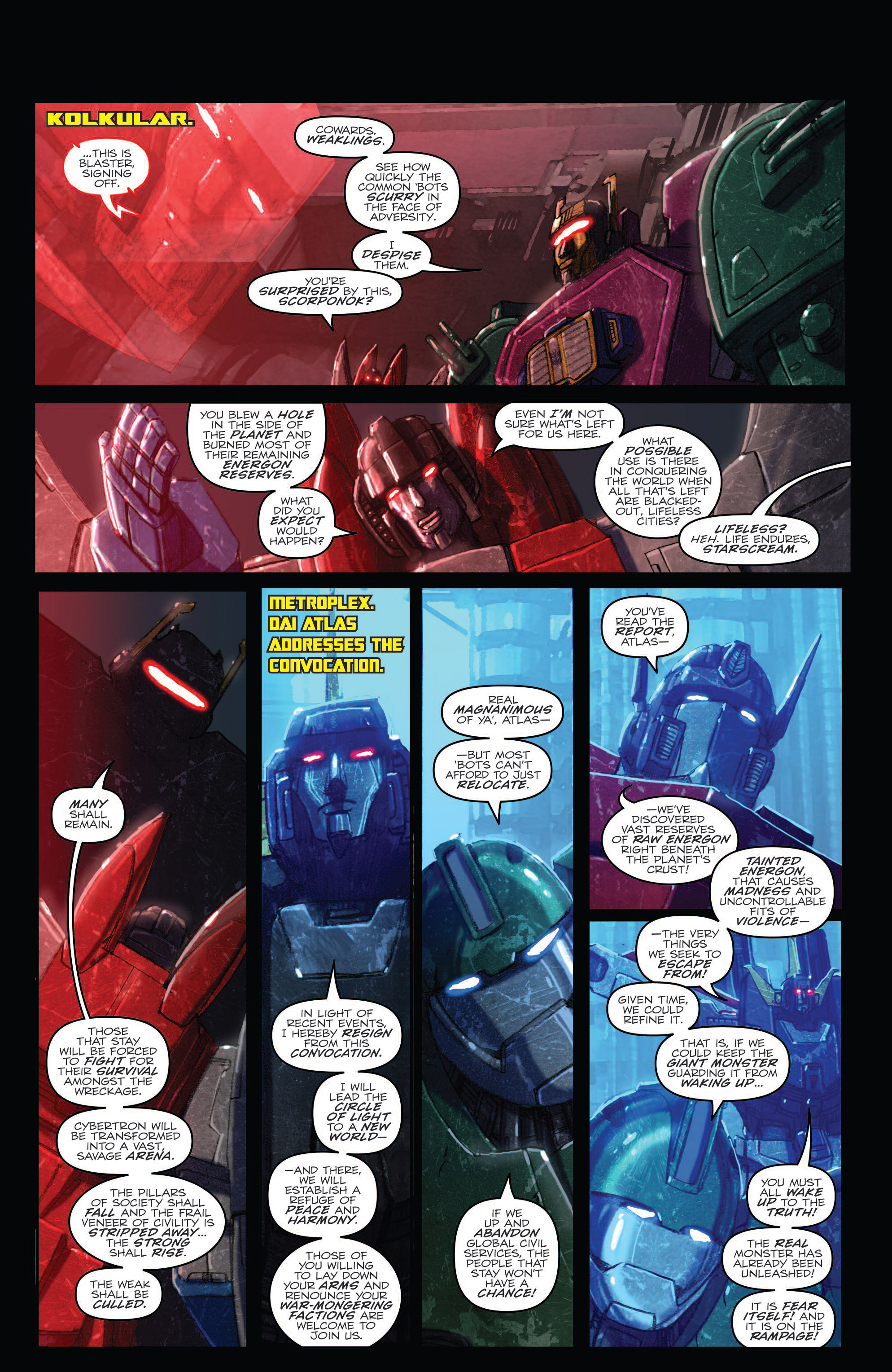 Read online The Transformers: Monstrosity comic -  Issue #8 - 4