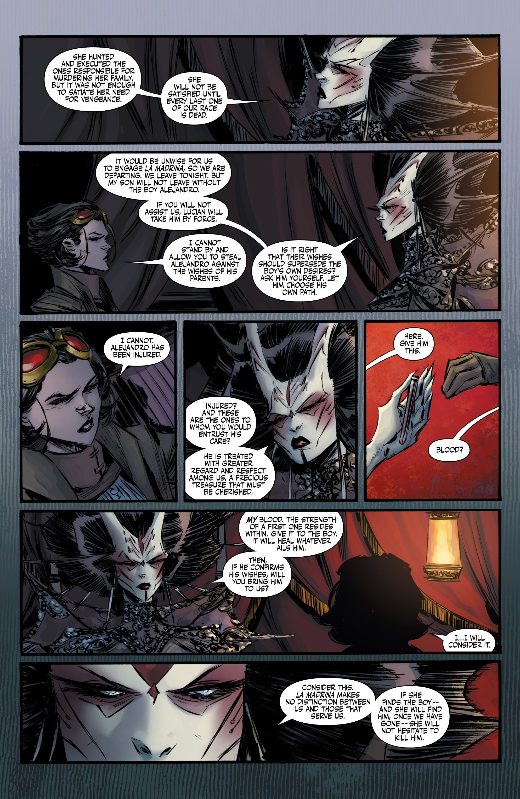 Read online Lady Mechanika: Sangre comic -  Issue #4 - 12