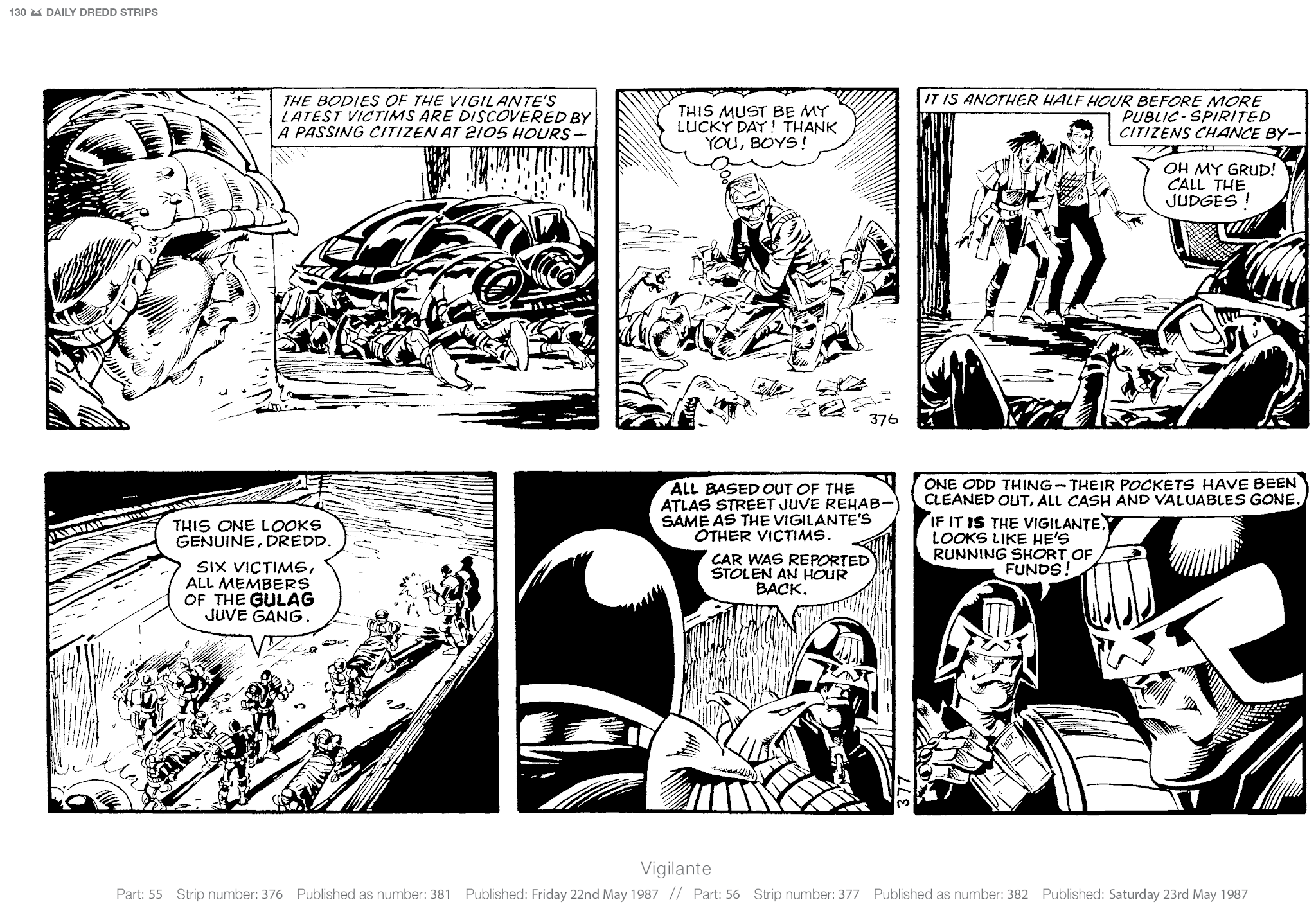 Read online Judge Dredd: The Daily Dredds comic -  Issue # TPB 2 - 133