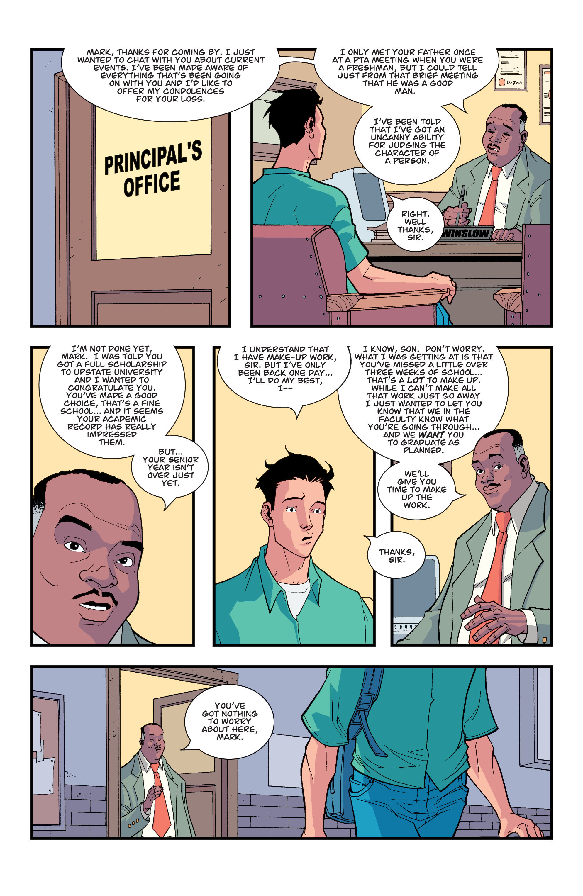 Read online Invincible comic -  Issue # _TPB 4 - Head of The Class - 20