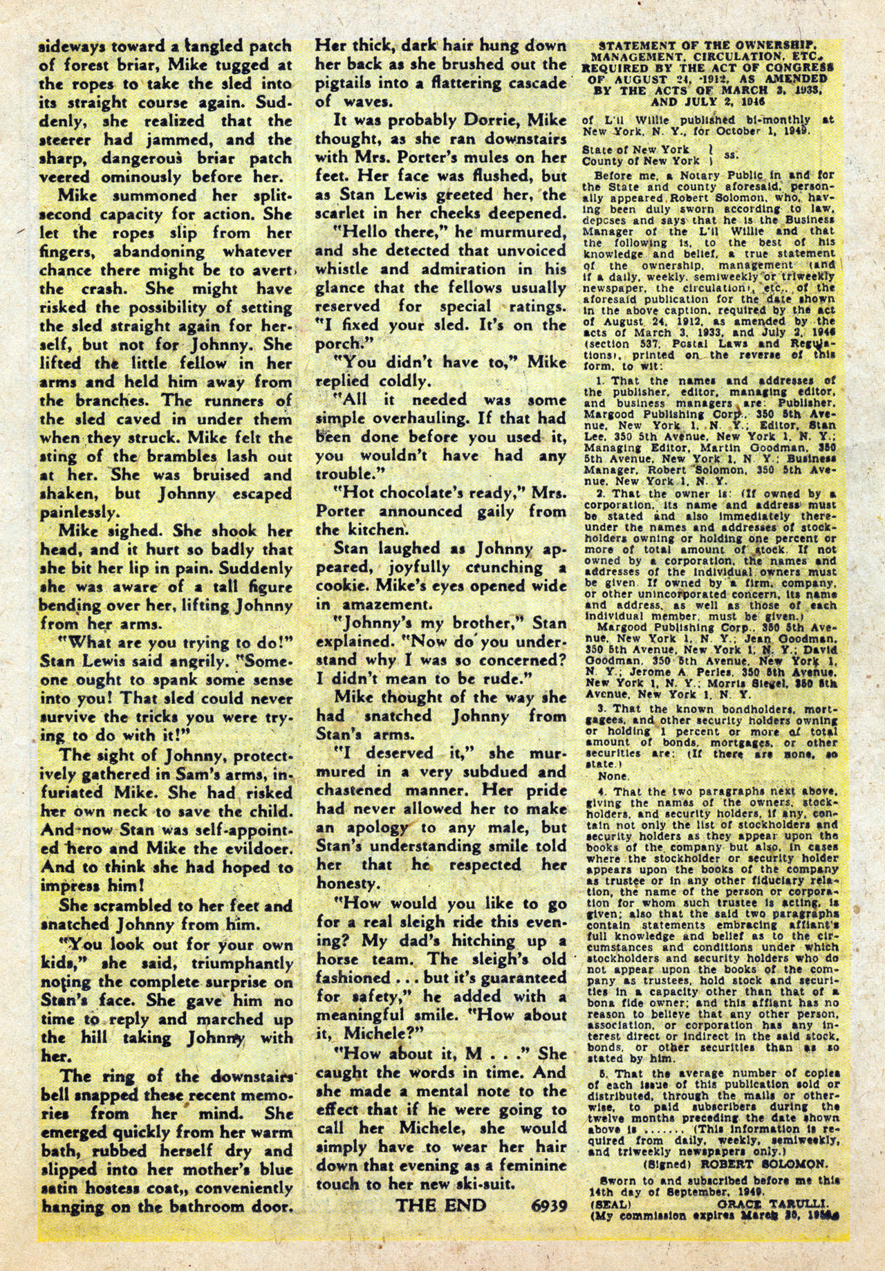 Read online Willie Comics (1950) comic -  Issue #23 - 27