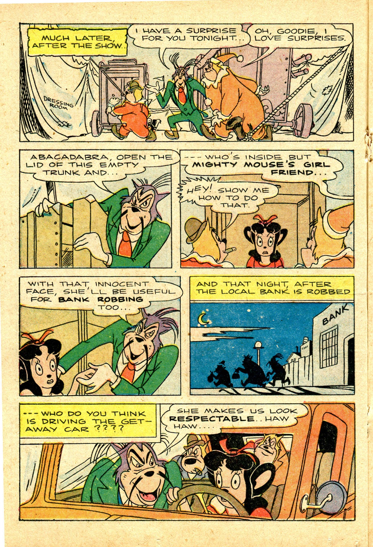 Read online Paul Terry's Mighty Mouse Comics comic -  Issue #44 - 44
