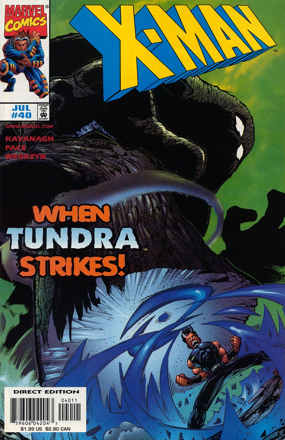 Read online X-Man comic -  Issue #40 - 1