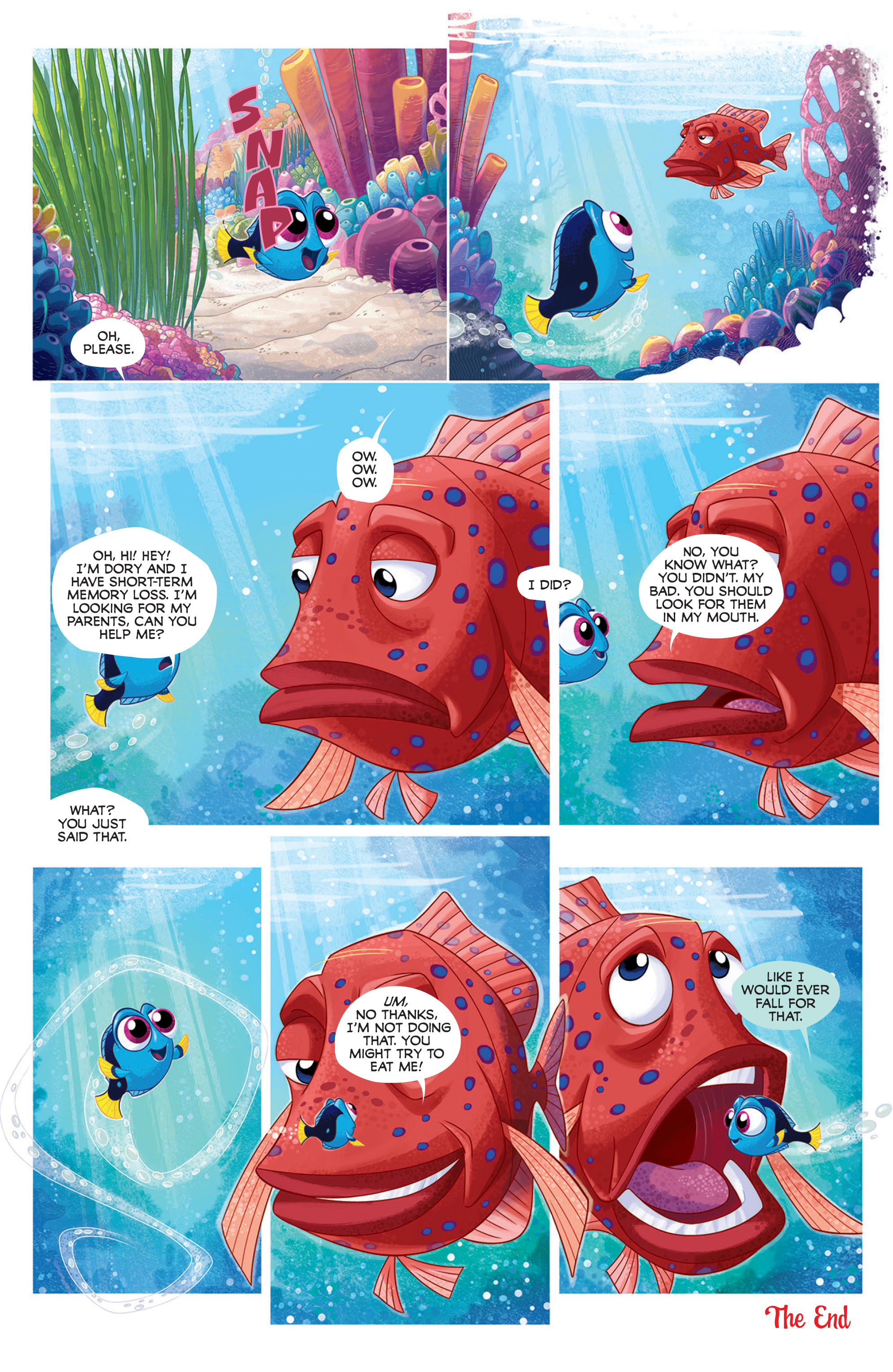 Read online Disney Pixar Finding Dory comic -  Issue #2 - 5