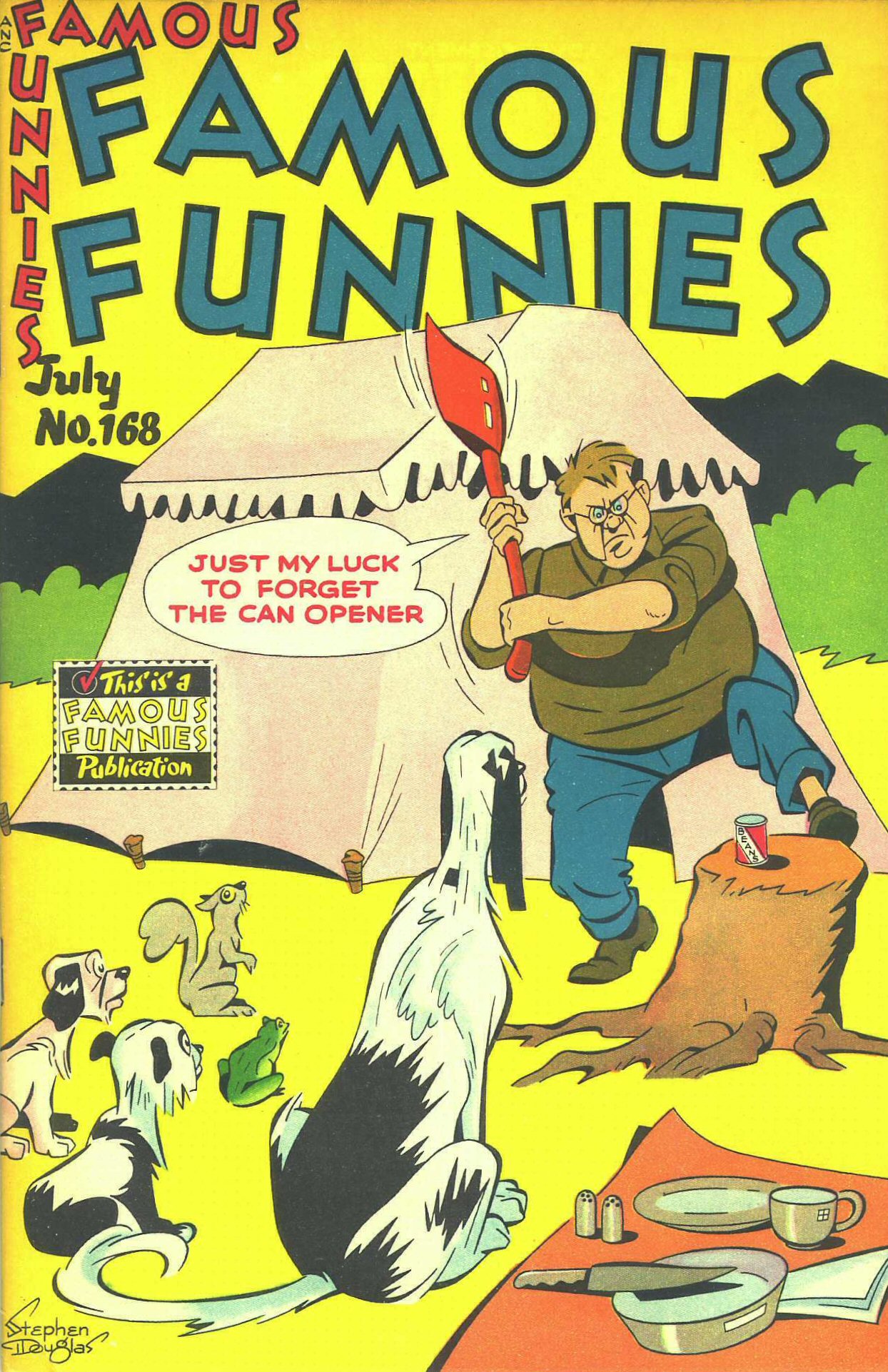 Read online Famous Funnies comic -  Issue #168 - 1