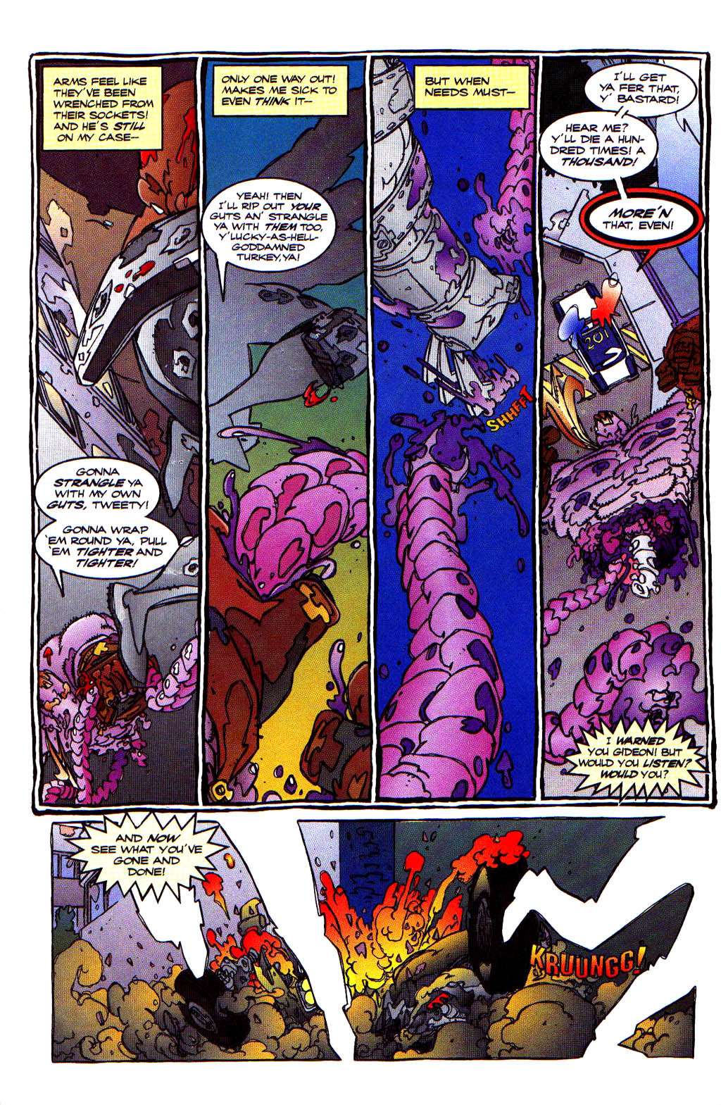 Read online Images of ShadowHawk comic -  Issue #3 - 19