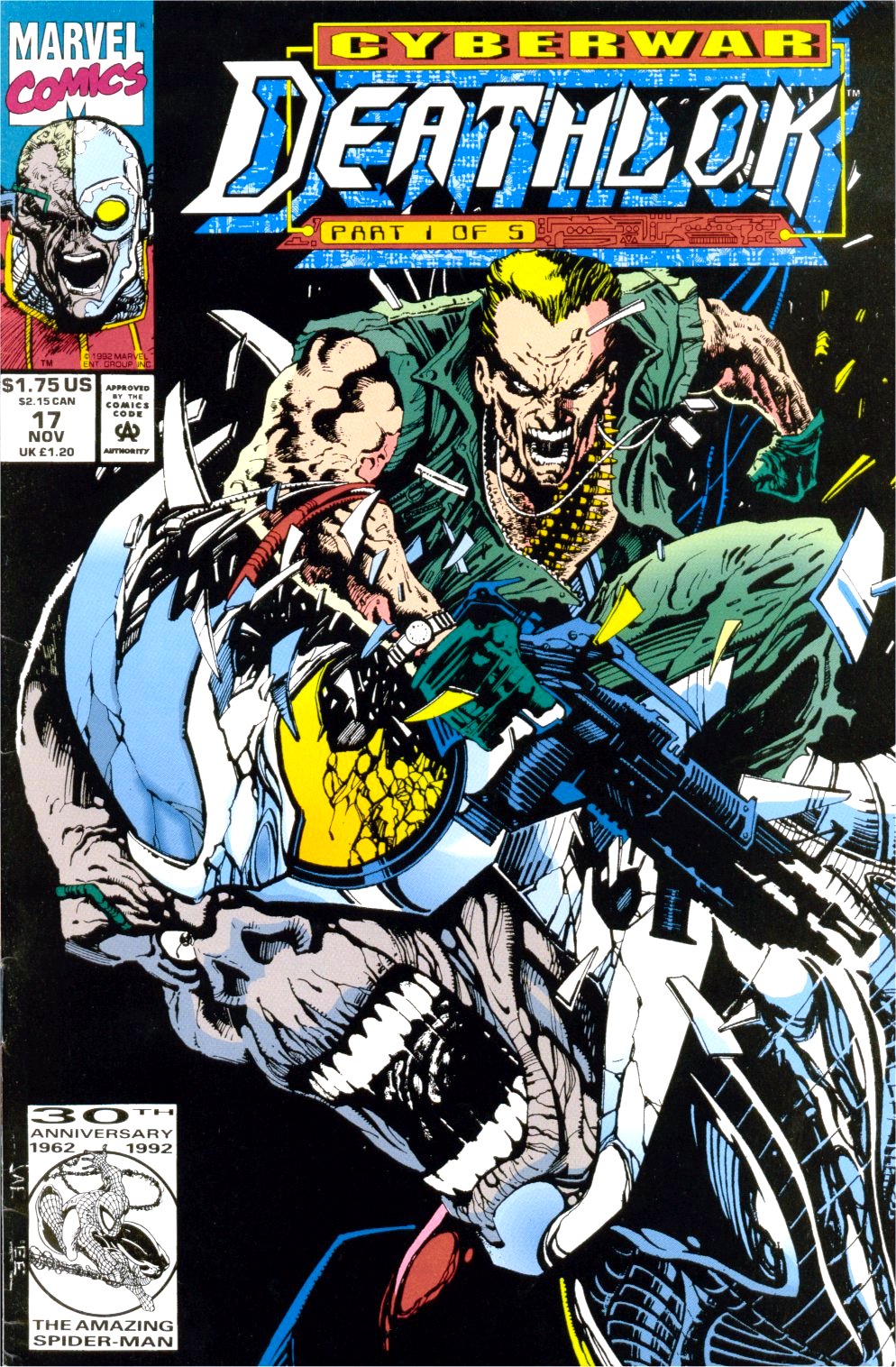 Read online Deathlok (1991) comic -  Issue #17 - 1