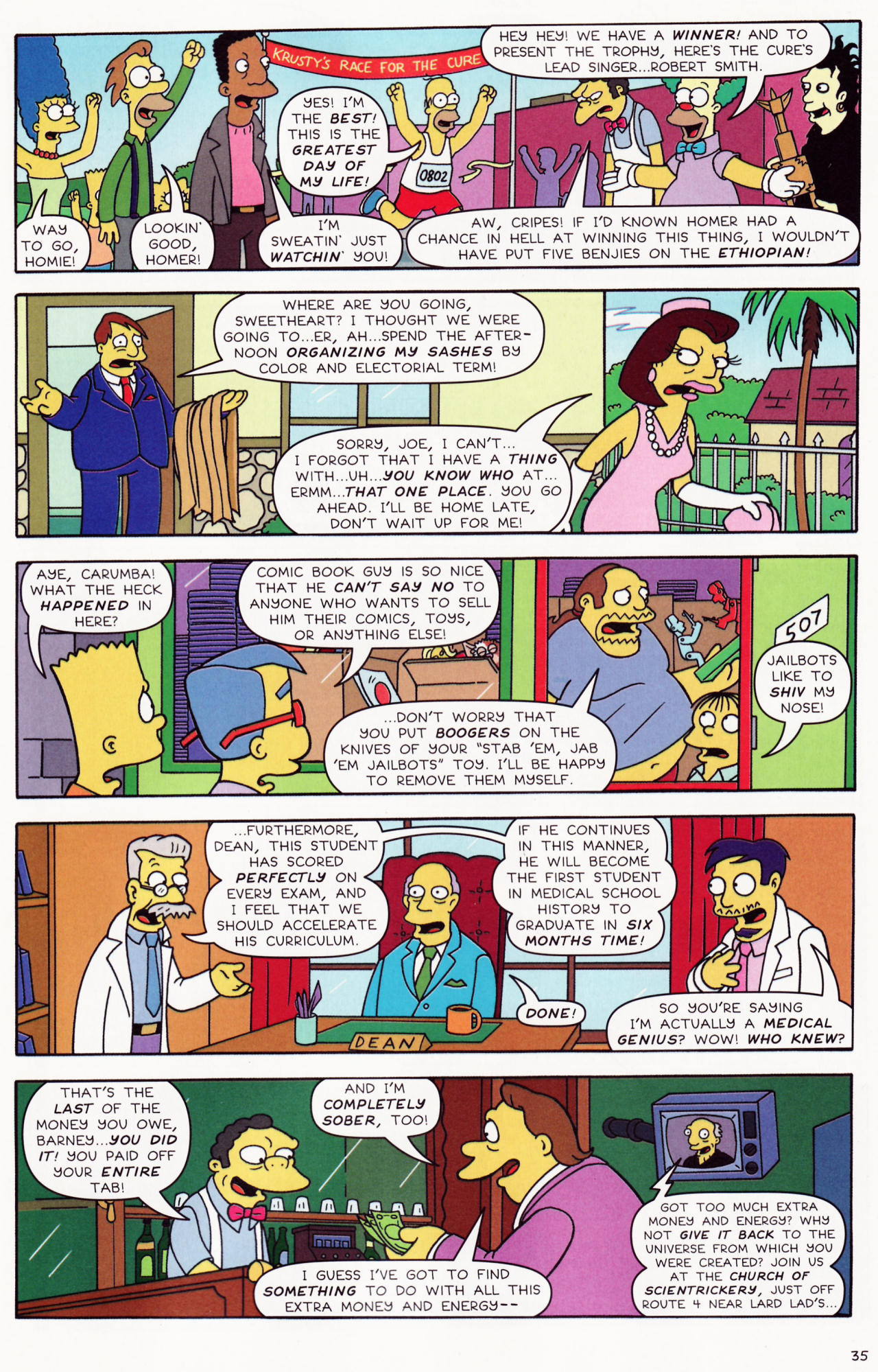 Read online The Simpsons Winter Wingding comic -  Issue #2 - 36