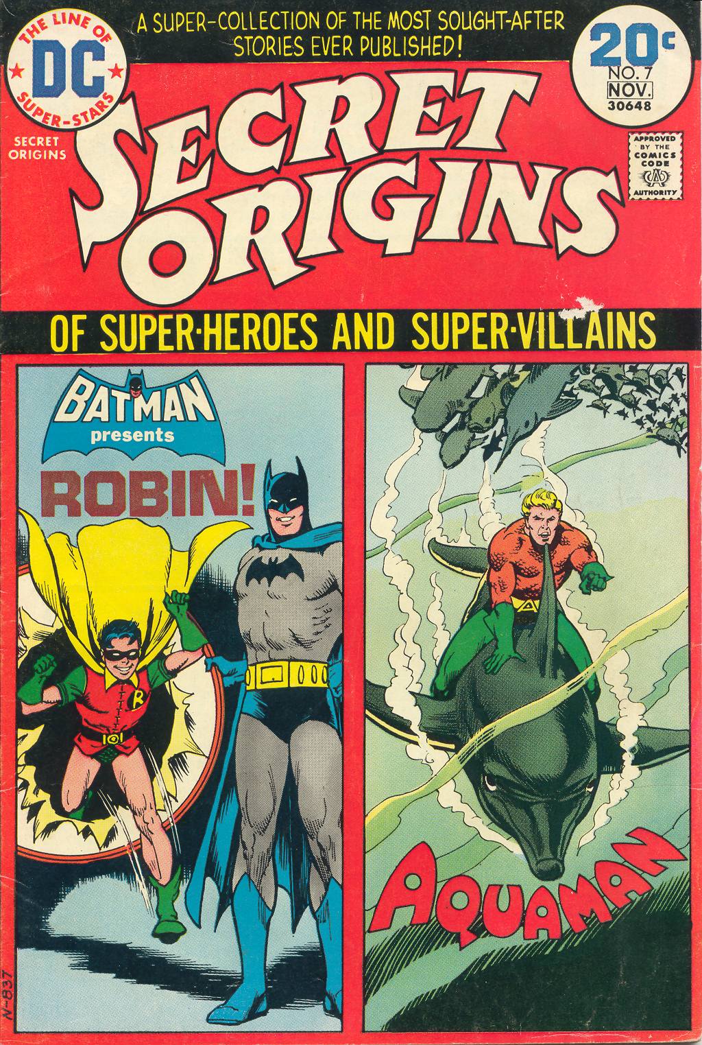 Read online Secret Origins (1973) comic -  Issue #7 - 1