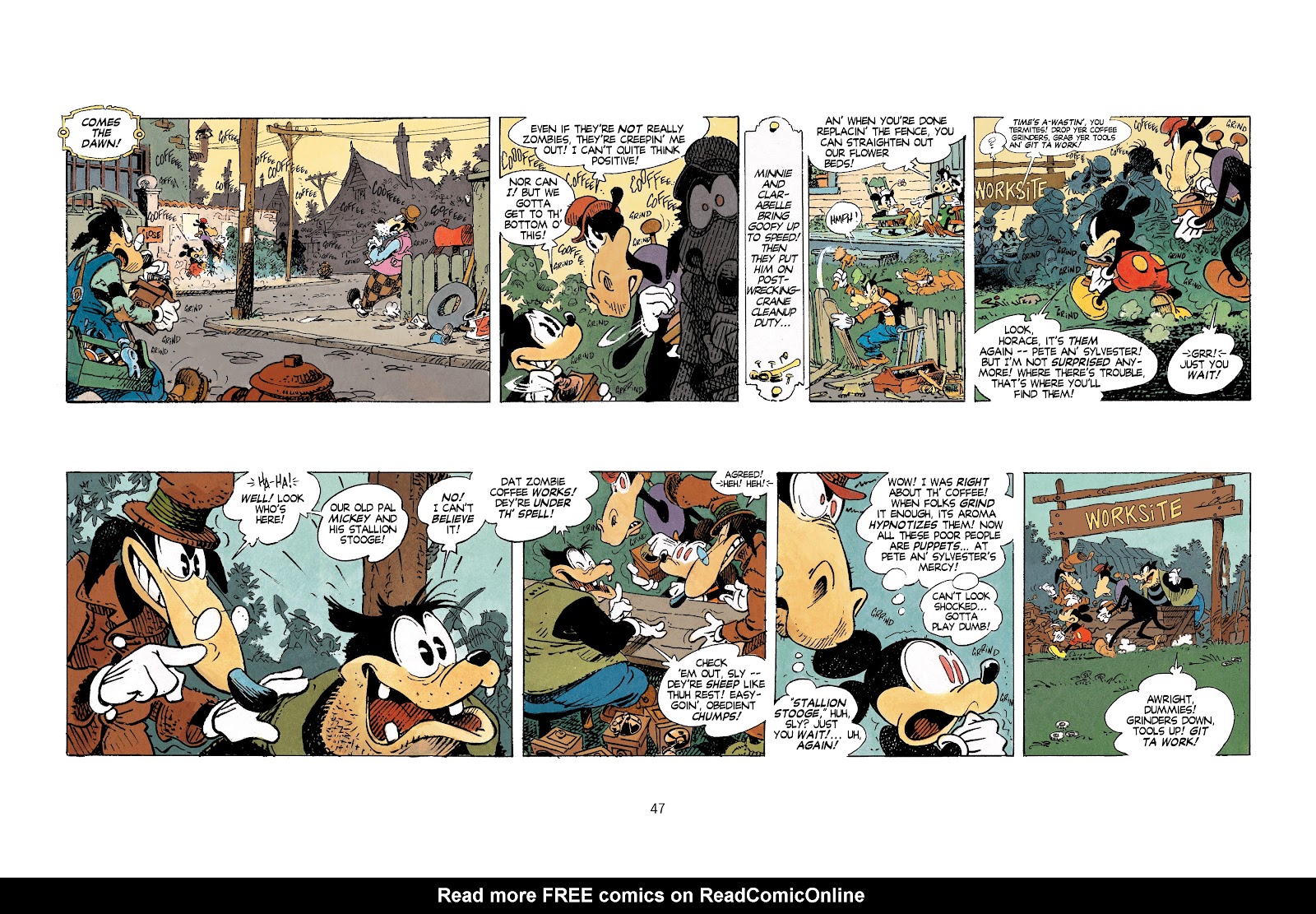 Mickey Mouse: Zombie Coffee issue TPB - Page 48