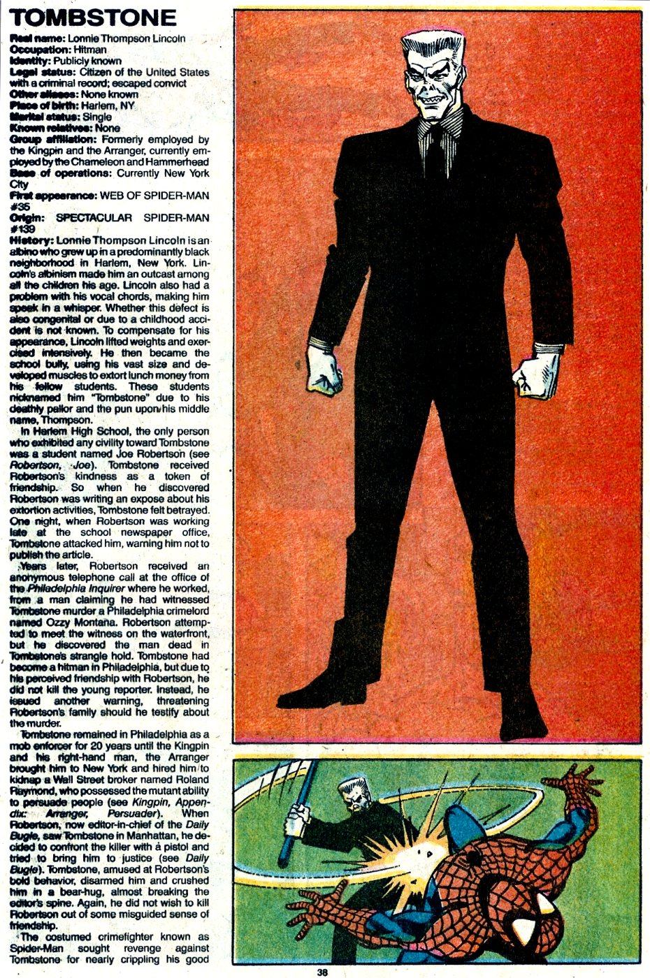 Read online The Official Handbook of the Marvel Universe: Update '89 comic -  Issue #7 - 40