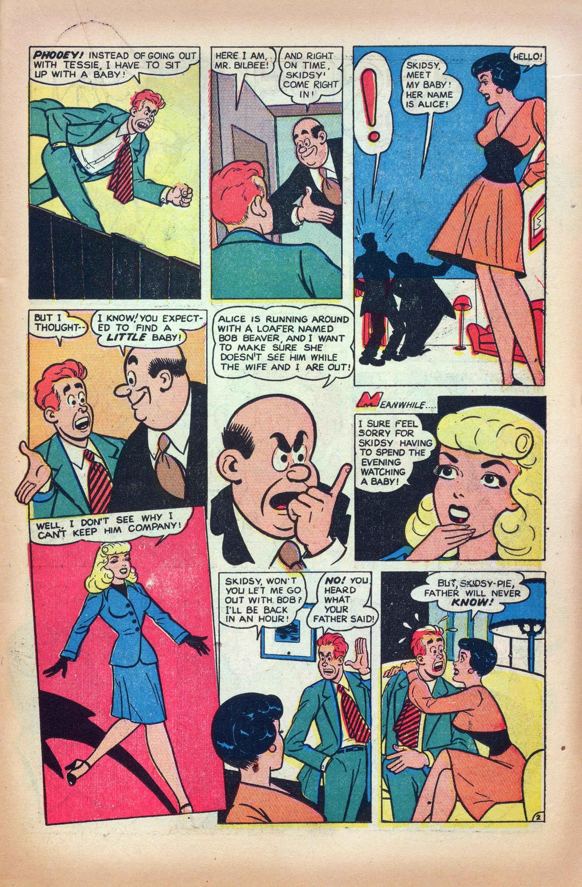 Read online Tessie the Typist comic -  Issue #16 - 17
