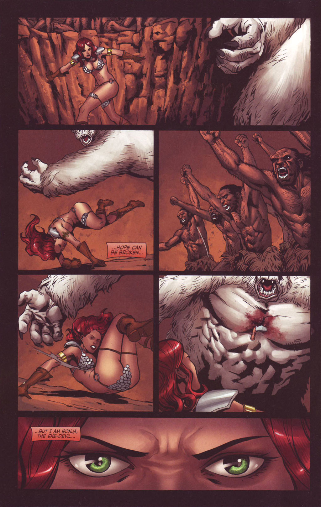Read online Savage Red Sonja: Queen of the Frozen Wastes comic -  Issue #3 - 6