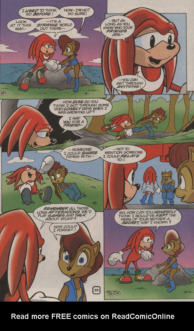 Read online Knuckles the Echidna comic -  Issue #29 - 25