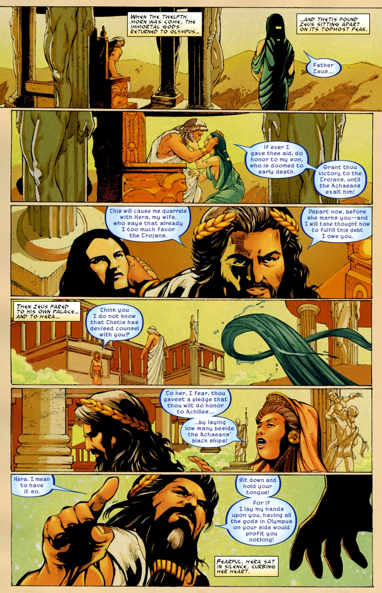 Read online The Iliad comic -  Issue #1 - 16
