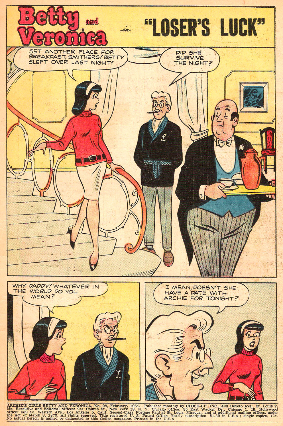 Read online Archie's Girls Betty and Veronica comic -  Issue #98 - 3