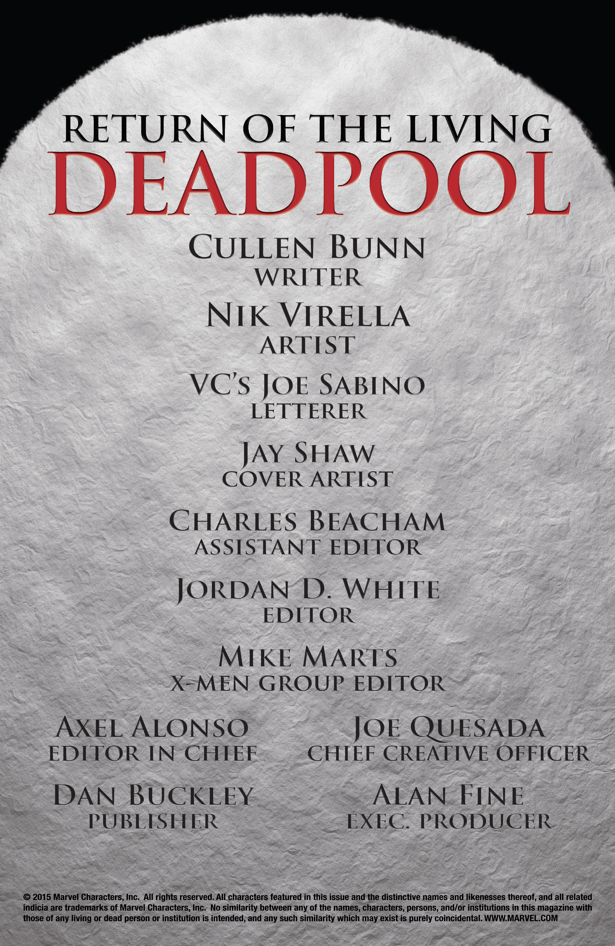 Read online Return of the Living Deadpool comic -  Issue #1 - 2