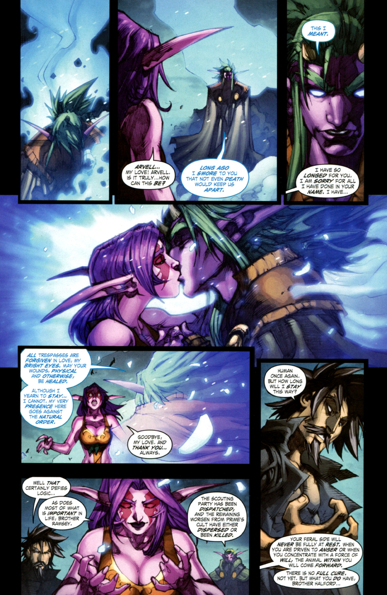 Read online World of Warcraft: Curse of the Worgen comic -  Issue #5 - 25