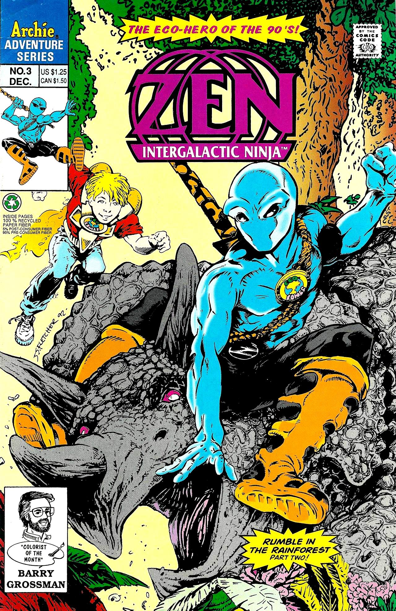 Read online Zen Intergalactic Ninja (1992) comic -  Issue #3 - 1