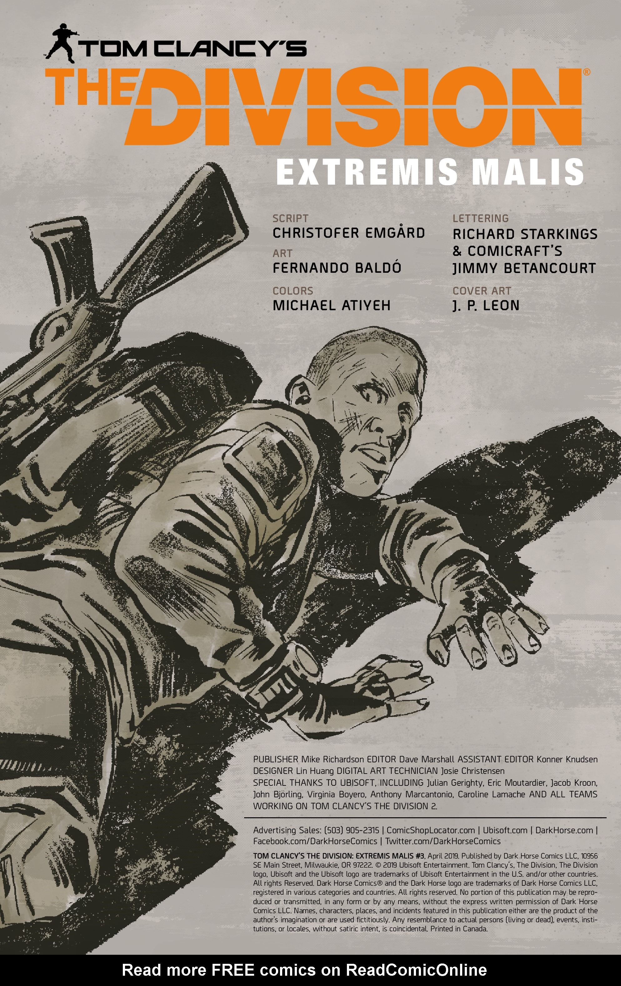 Read online Tom Clancy's The Division: Extremis Malis comic -  Issue #3 - 2