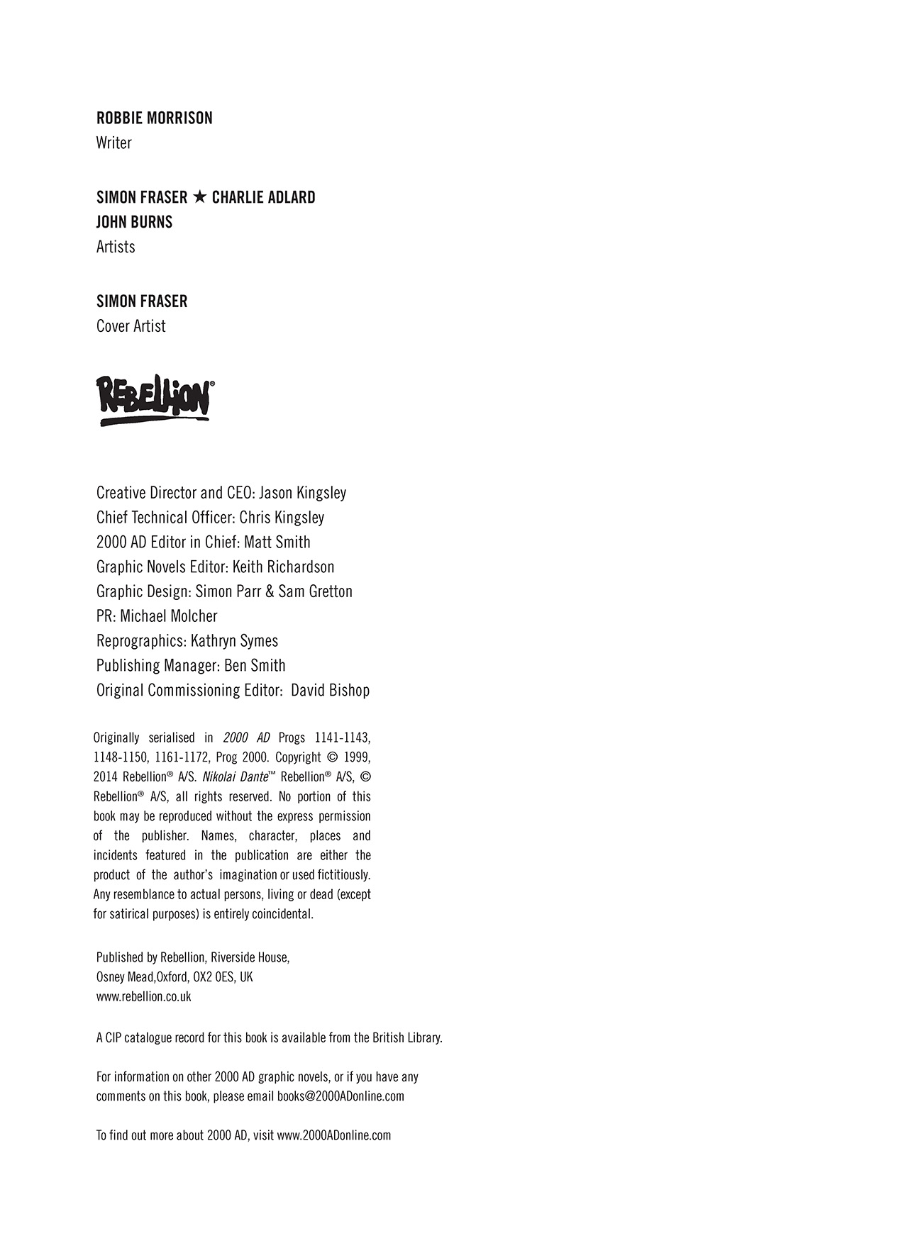Read online Nikolai Dante comic -  Issue # TPB 3 - 2