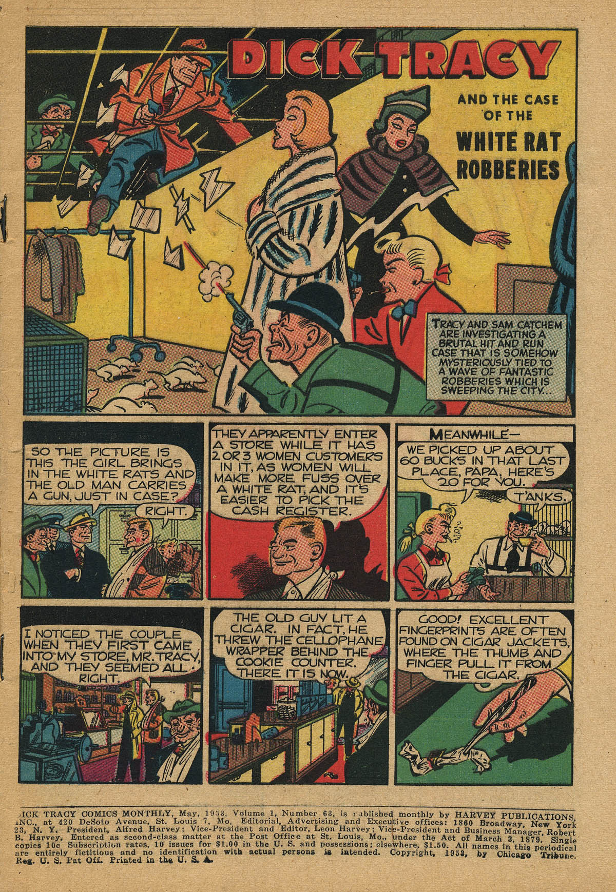 Read online Dick Tracy comic -  Issue #63 - 3