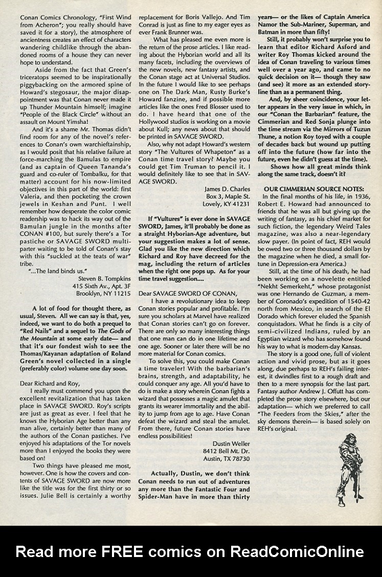 Read online The Savage Sword Of Conan comic -  Issue #223 - 66