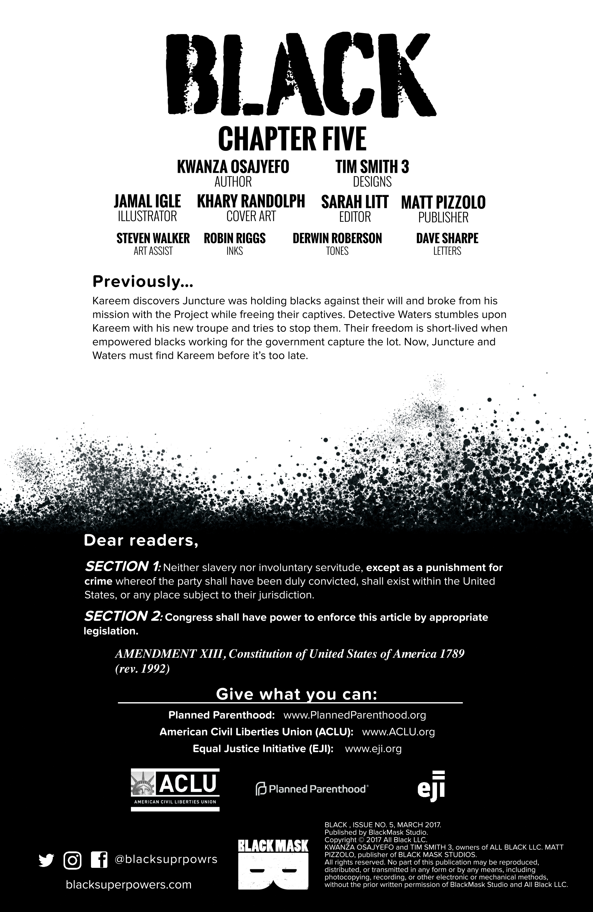 Read online Black comic -  Issue #5 - 2