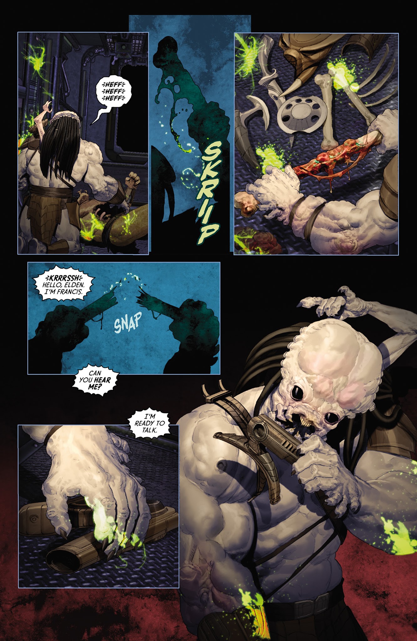 Read online Alien vs. Predator: Fire and Stone comic -  Issue #3 - 8
