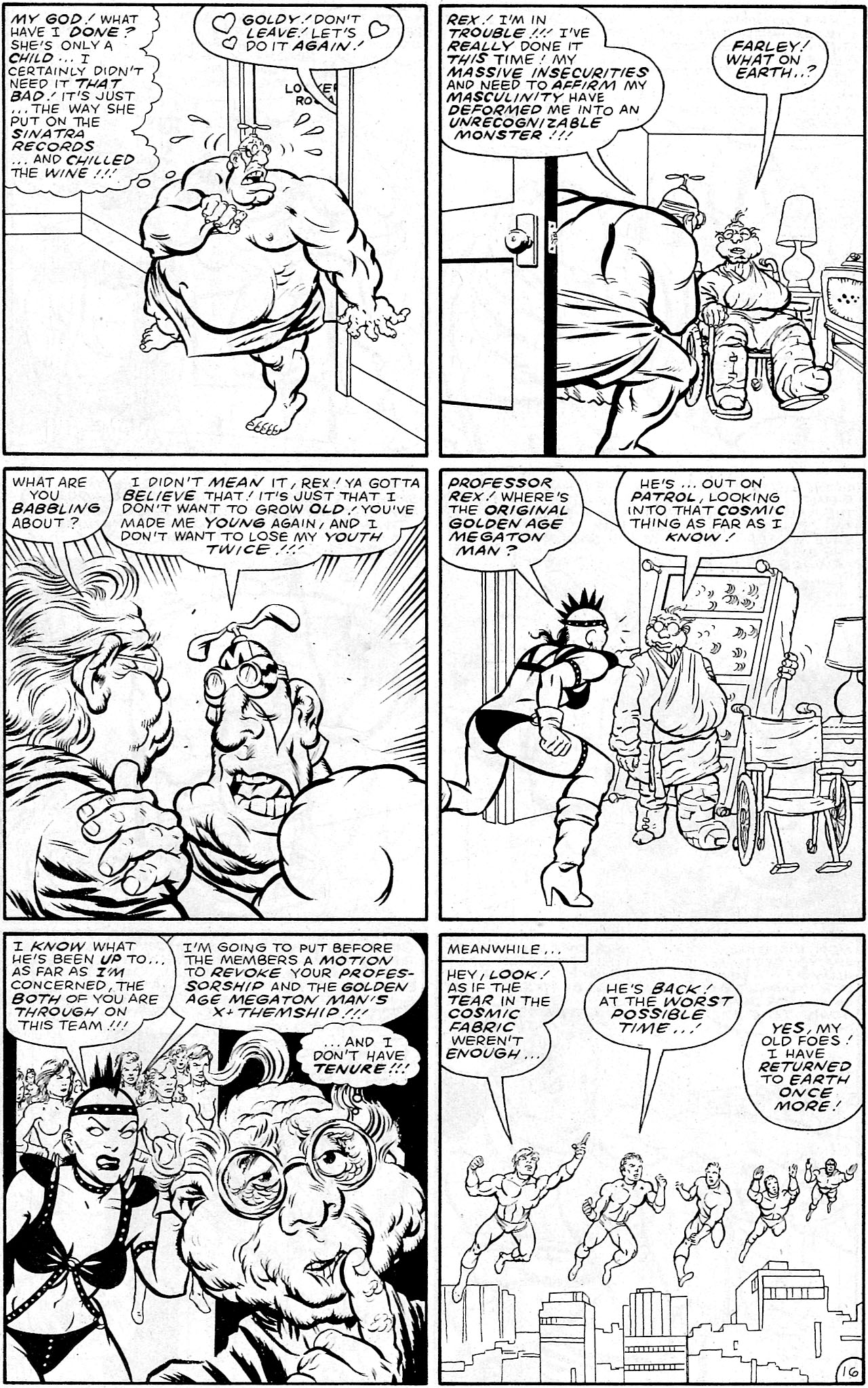 Read online Megaton Man Meets The Uncatergorizable X-Them comic -  Issue # Full - 18