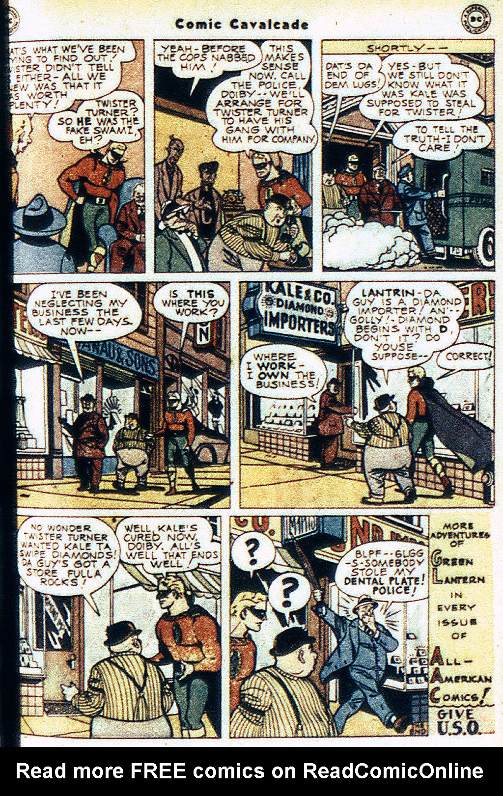 Read online Comic Cavalcade comic -  Issue #18 - 74