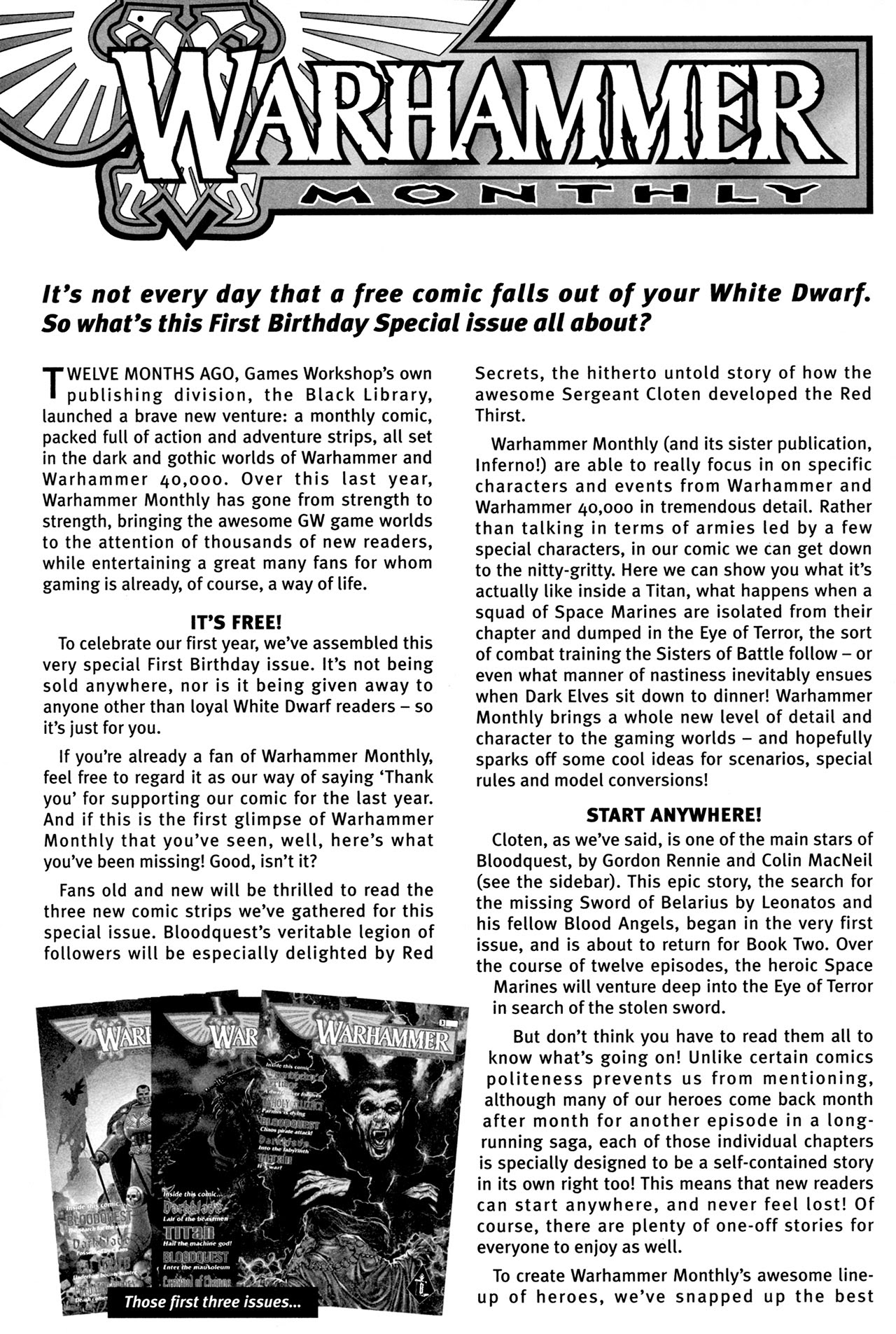 Read online Warhammer Monthly Gratis Birthday Issue comic -  Issue # Full - 4