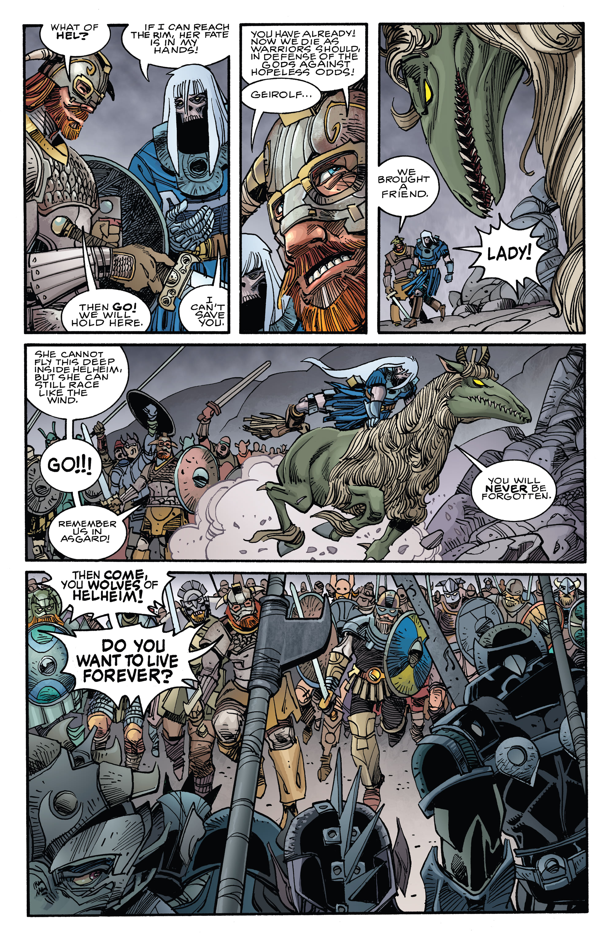 Read online Ragnarok: The Breaking of Helheim comic -  Issue #6 - 9