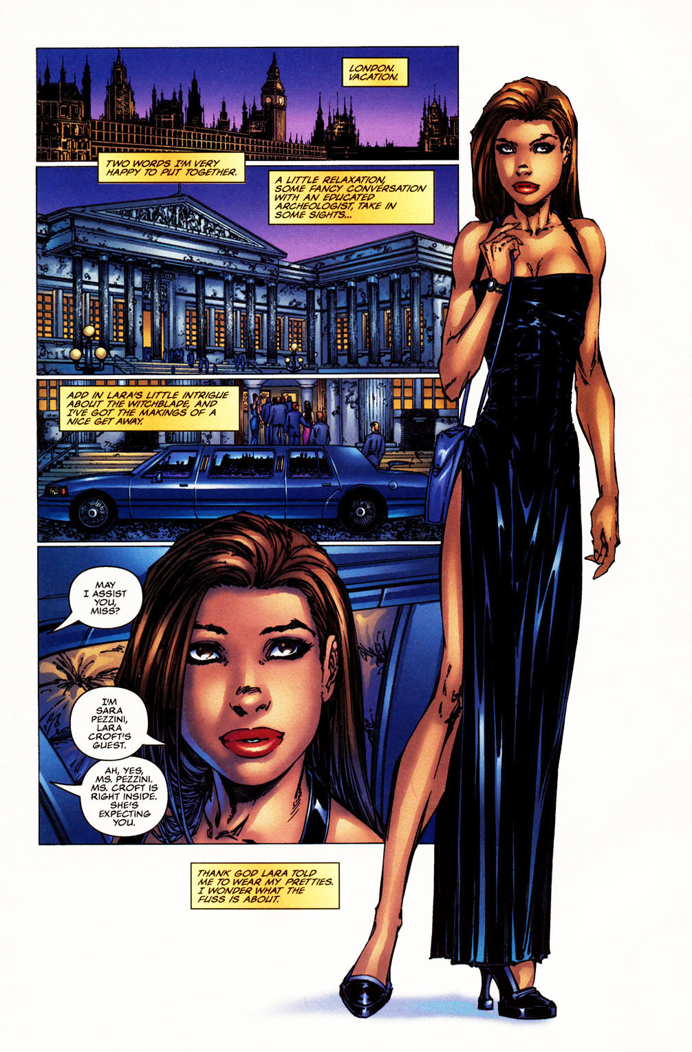 Read online Witchblade/Tomb Raider comic -  Issue #1 - 4