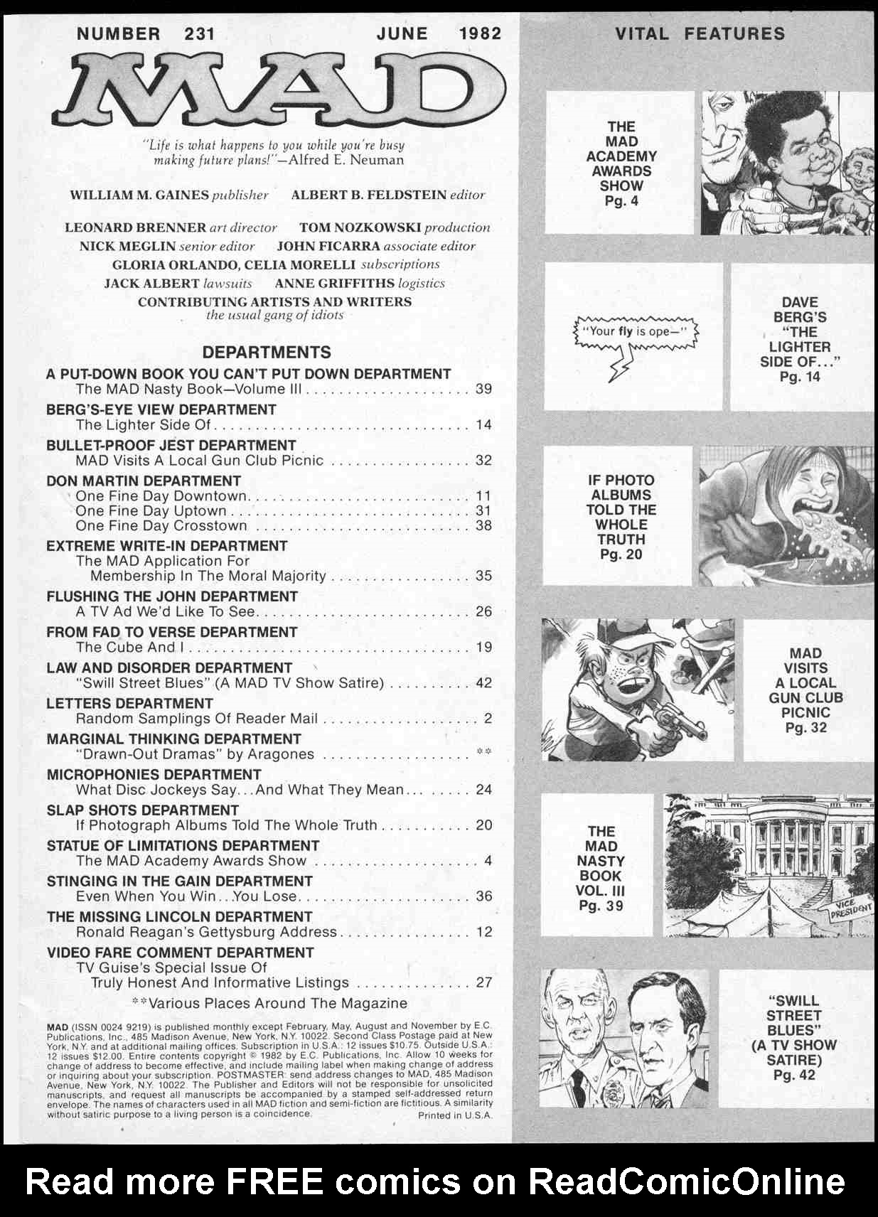 Read online MAD comic -  Issue #231 - 3