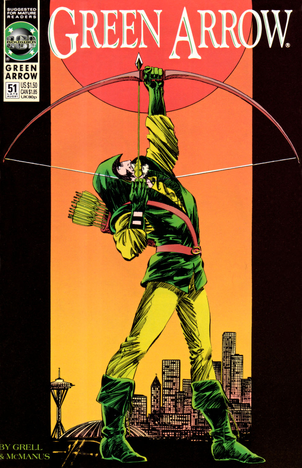 Read online Green Arrow (1988) comic -  Issue #51 - 1