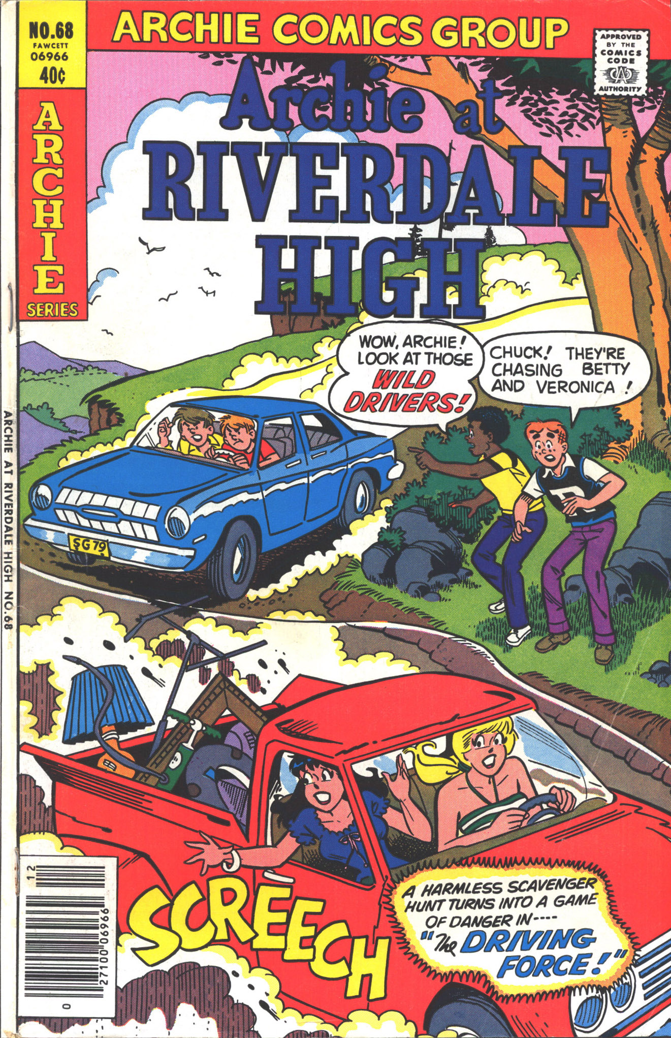 Read online Archie at Riverdale High (1972) comic -  Issue #68 - 1