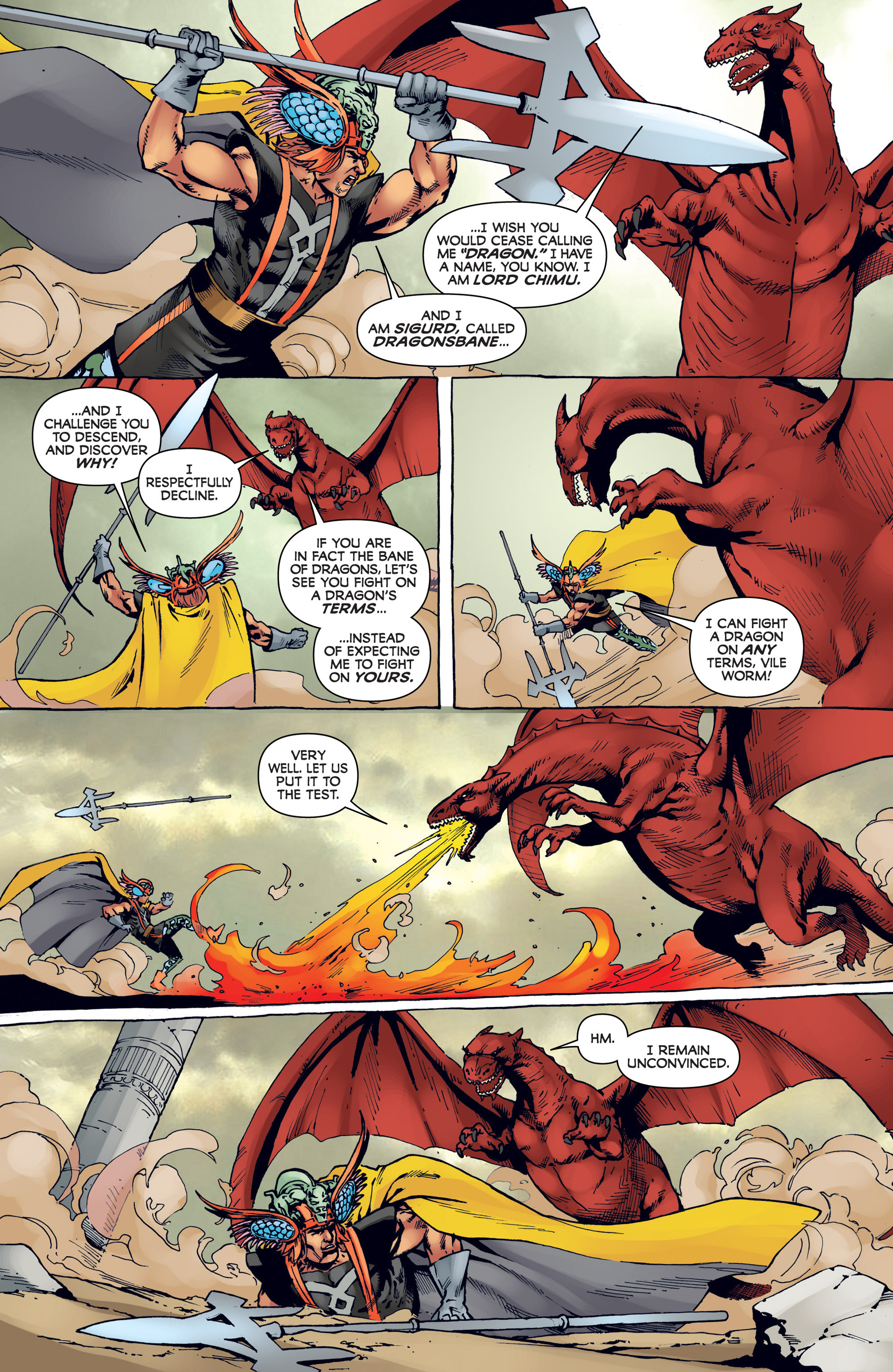 Read online Kirby: Genesis - Dragonsbane comic -  Issue #4 - 8