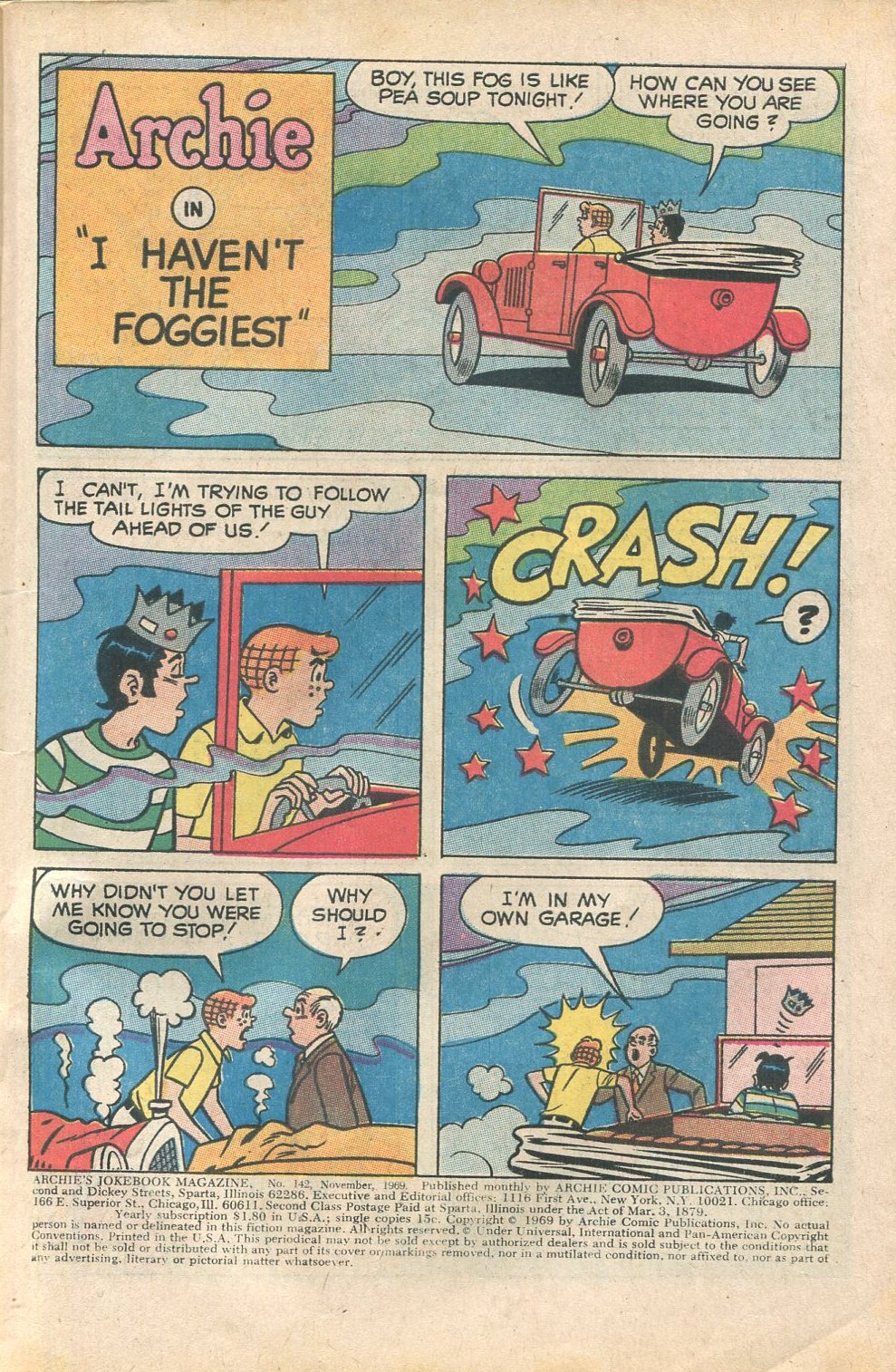 Read online Archie's Joke Book Magazine comic -  Issue #142 - 3