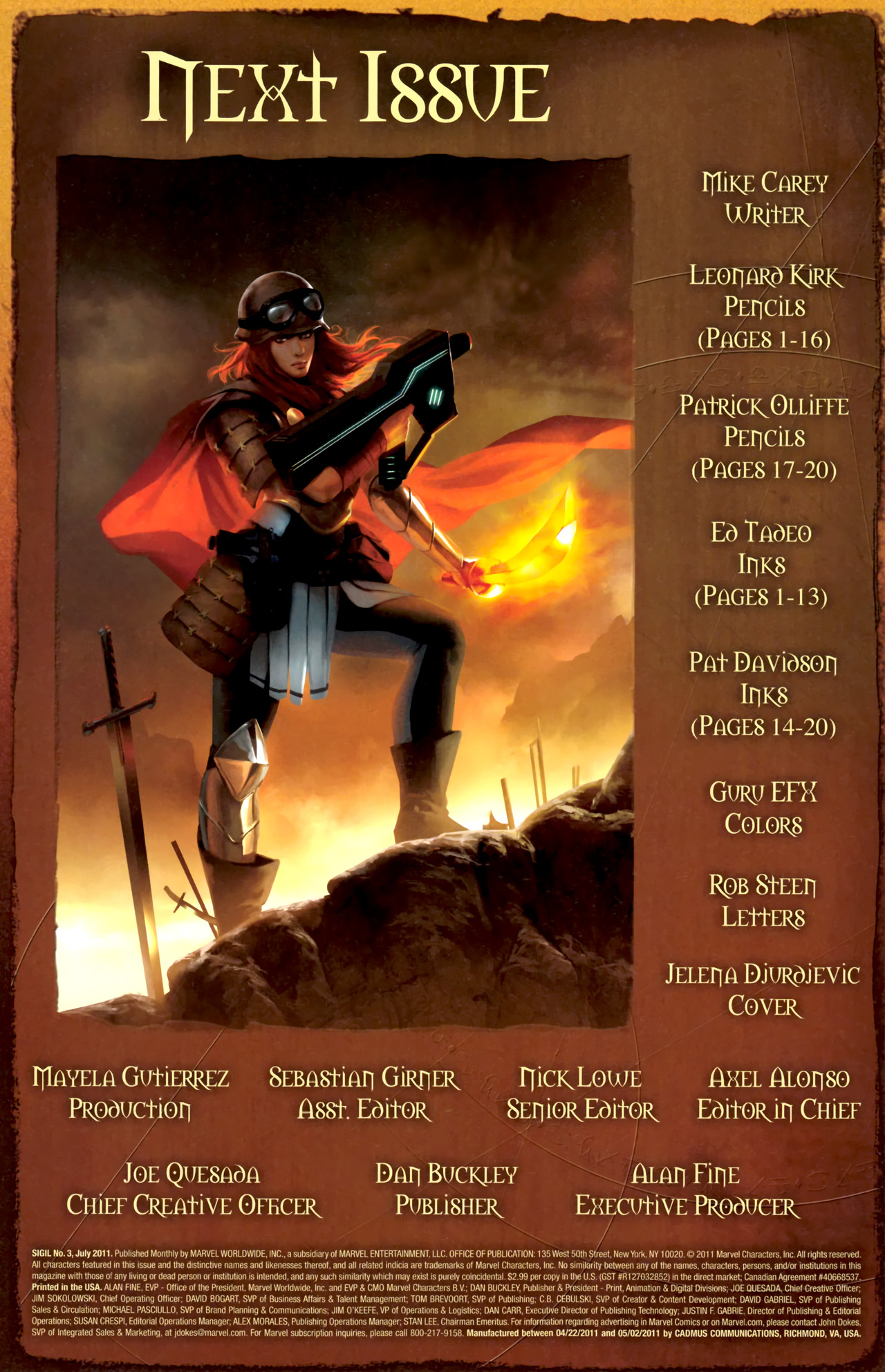 Read online Sigil (2011) comic -  Issue #3 - 23