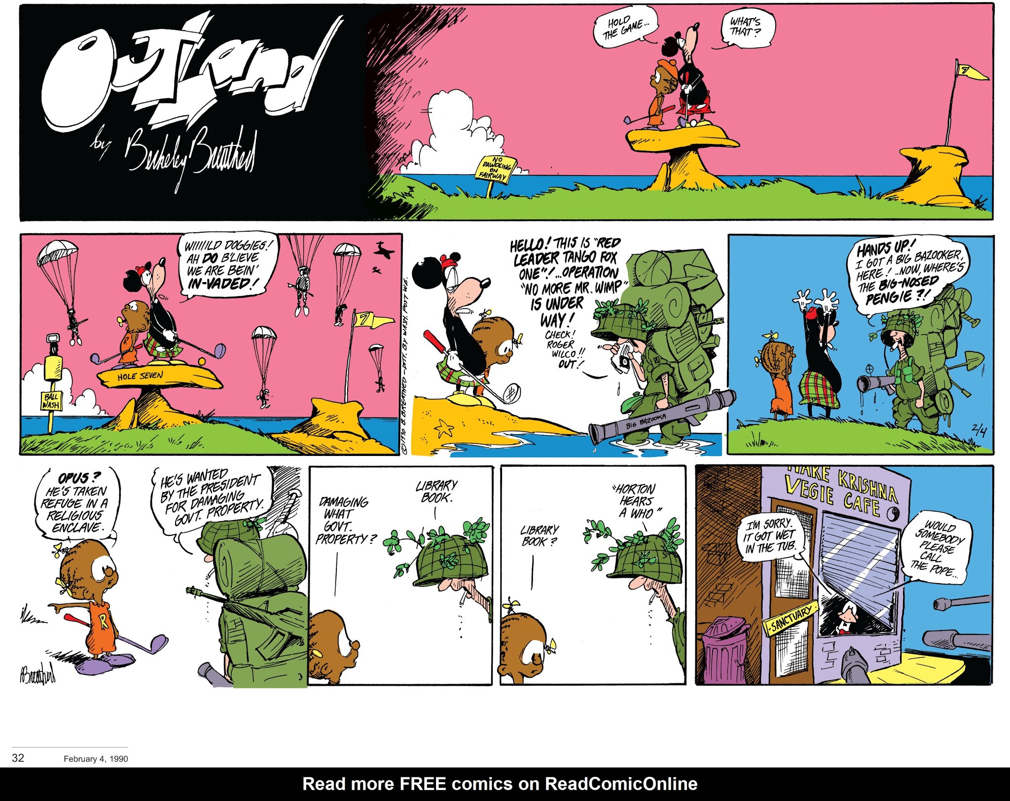 Read online Berkeley Breathed’s Outland comic -  Issue # TPB (Part 1) - 33